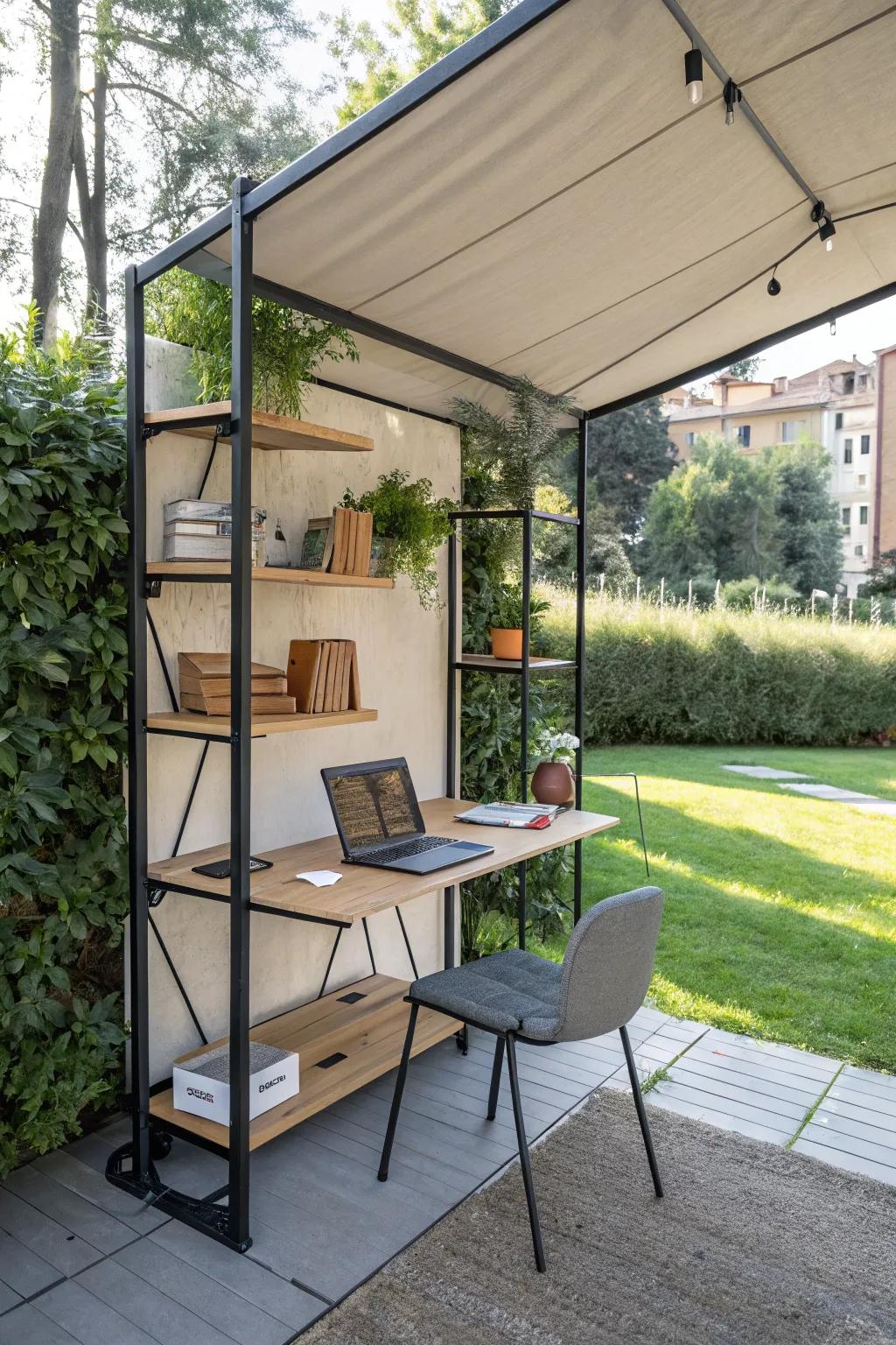 Vertical spaces maximize functionality in compact areas.