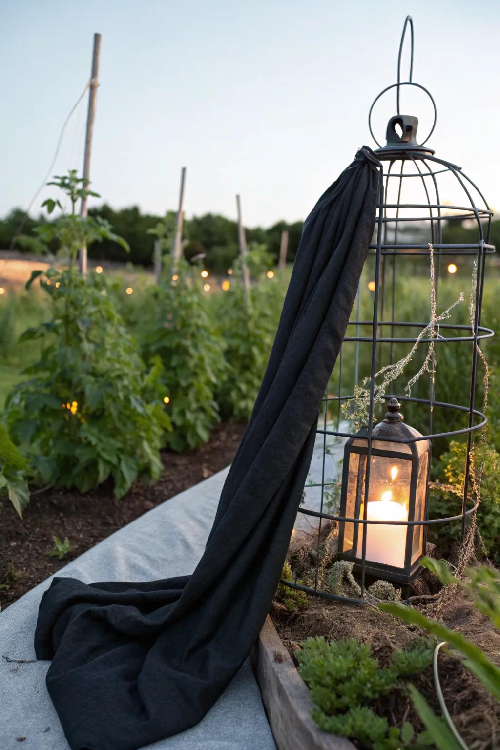 A gothic candelabra plinth to introduce drama to your Halloween adornment.