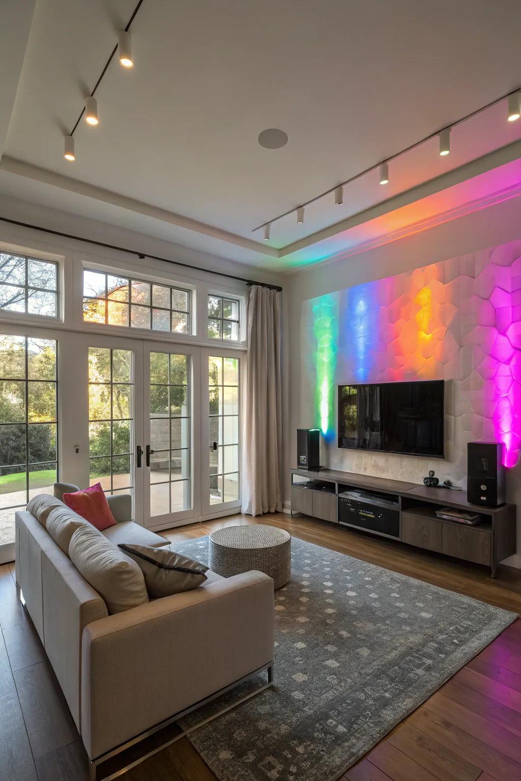 Control your party mood with smart illumination.