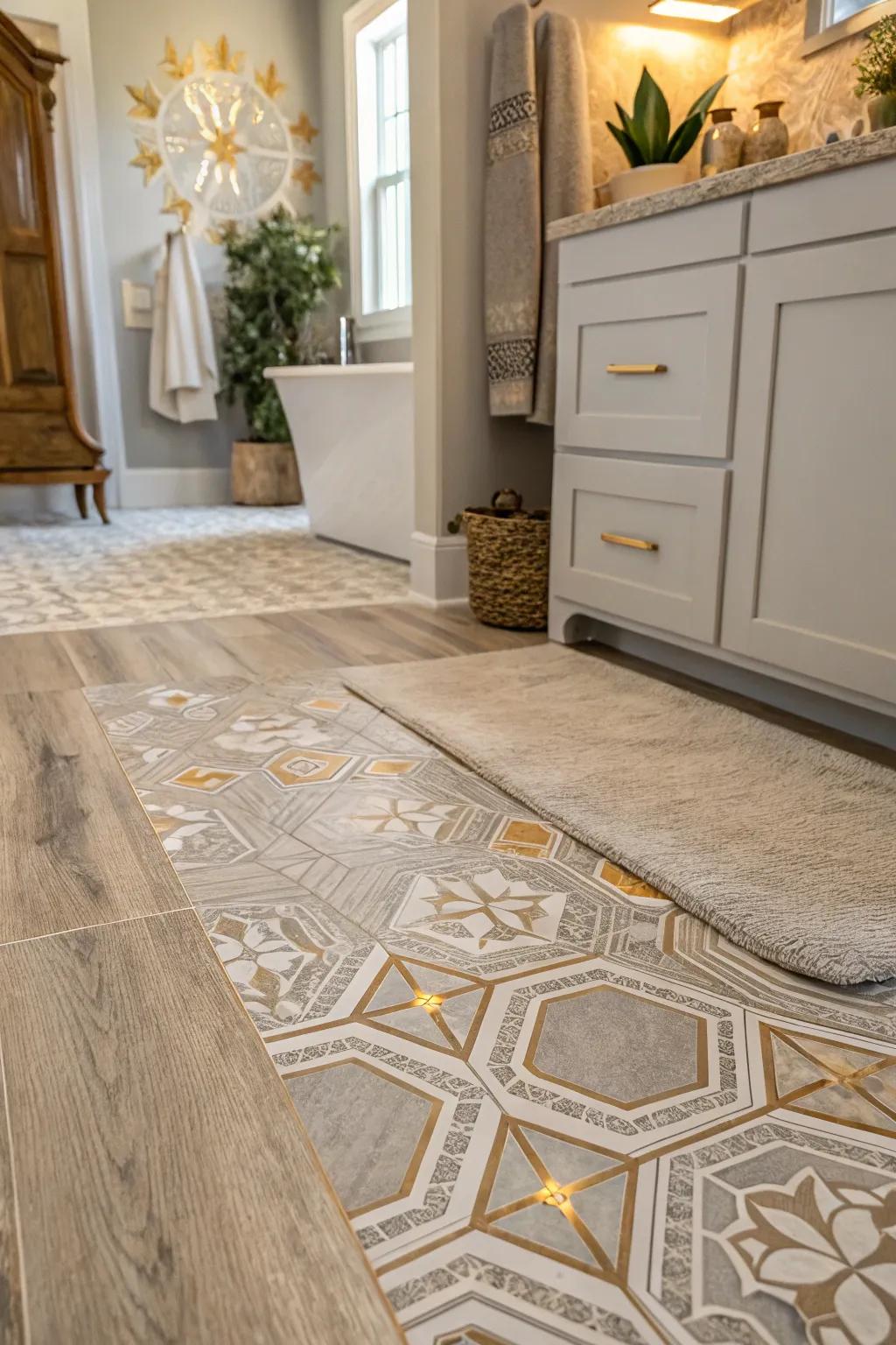 Add a touch of contemporary style with geometric layouts that captivate and delight.