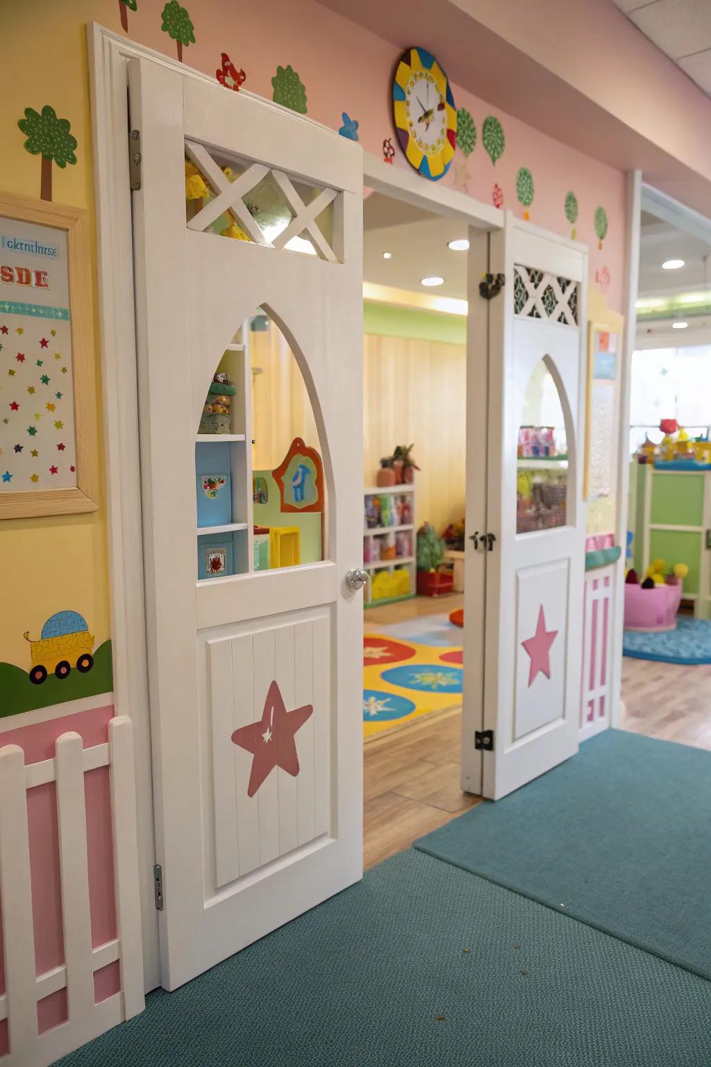 Whimsy and charm are evident in decorative cutouts.