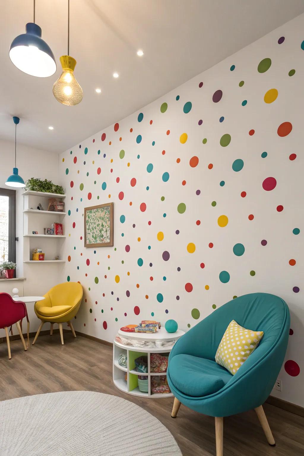 Speckled patterns bring a lively, playful vibe to your selfies.
