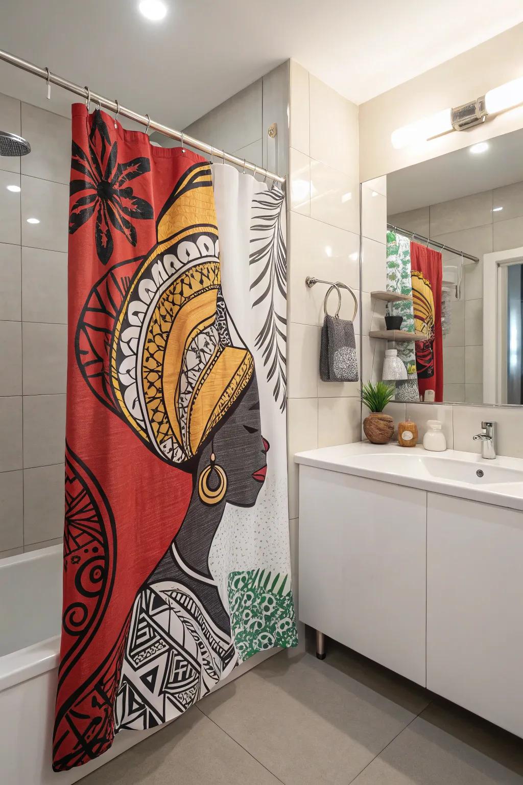 Graphic designs breathe in artistic inspiration within your space.