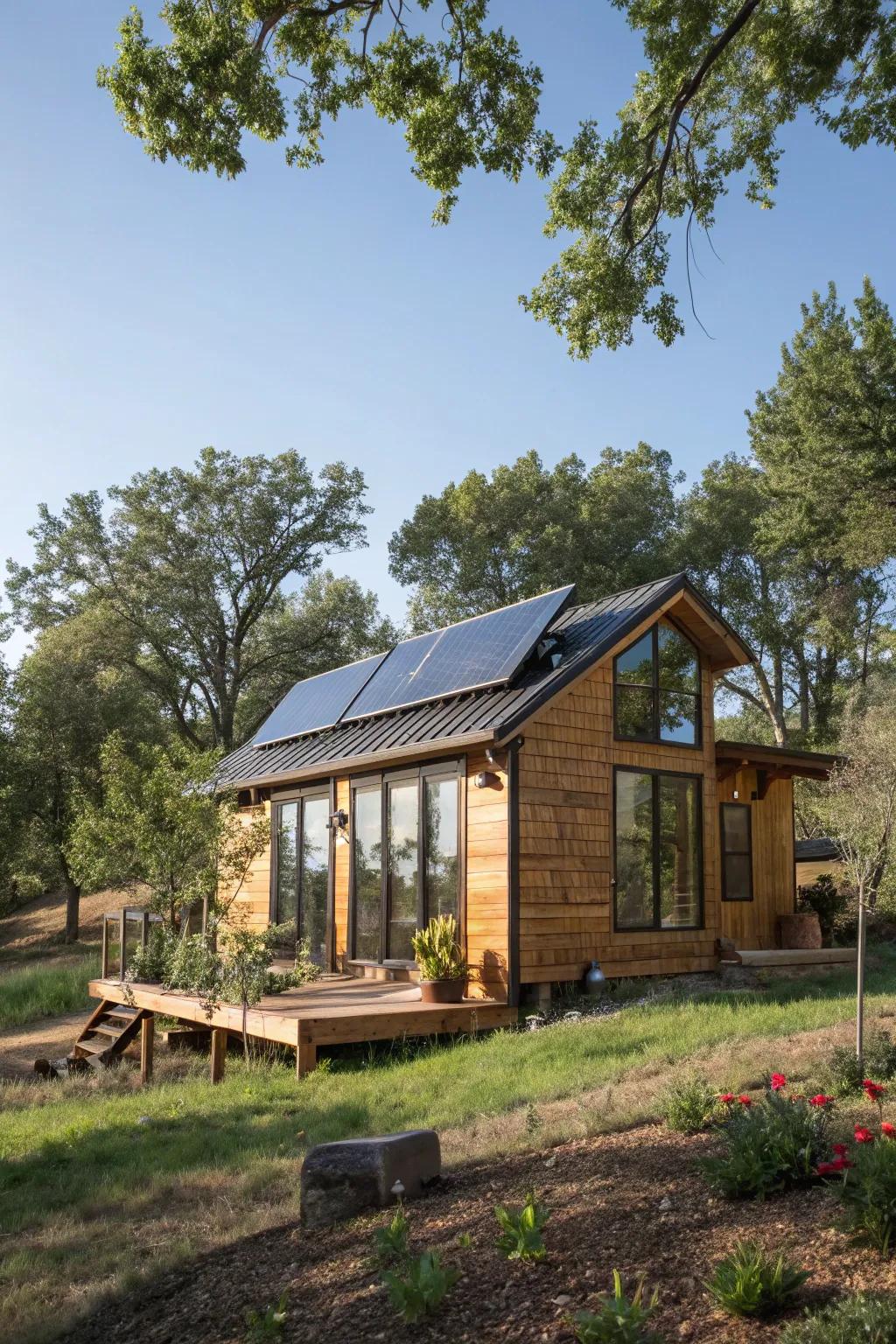Sustainable living in small homes is both environmentally mindful and comfortable.