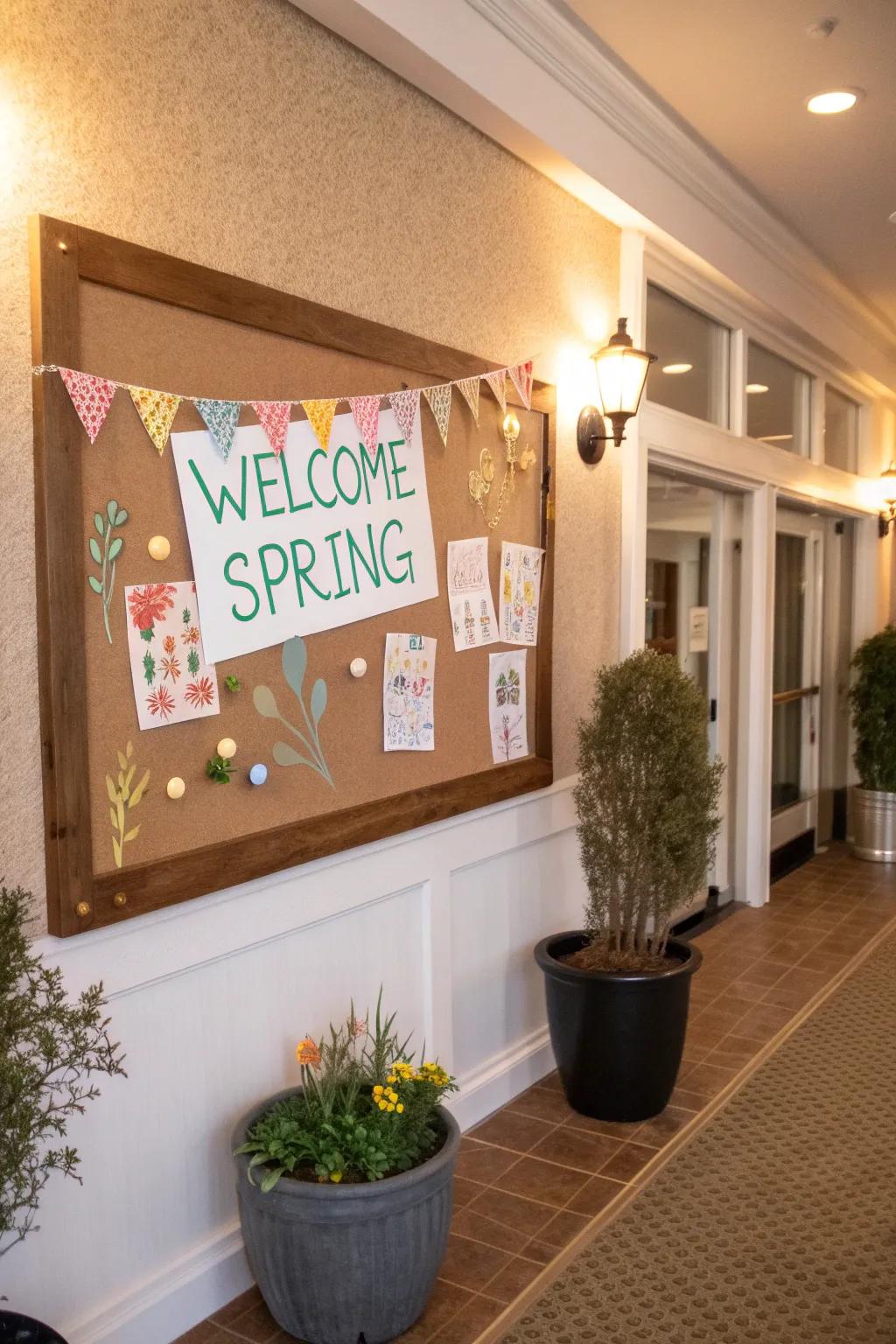 A striking banner elegantly harmonizes your seasonal components.