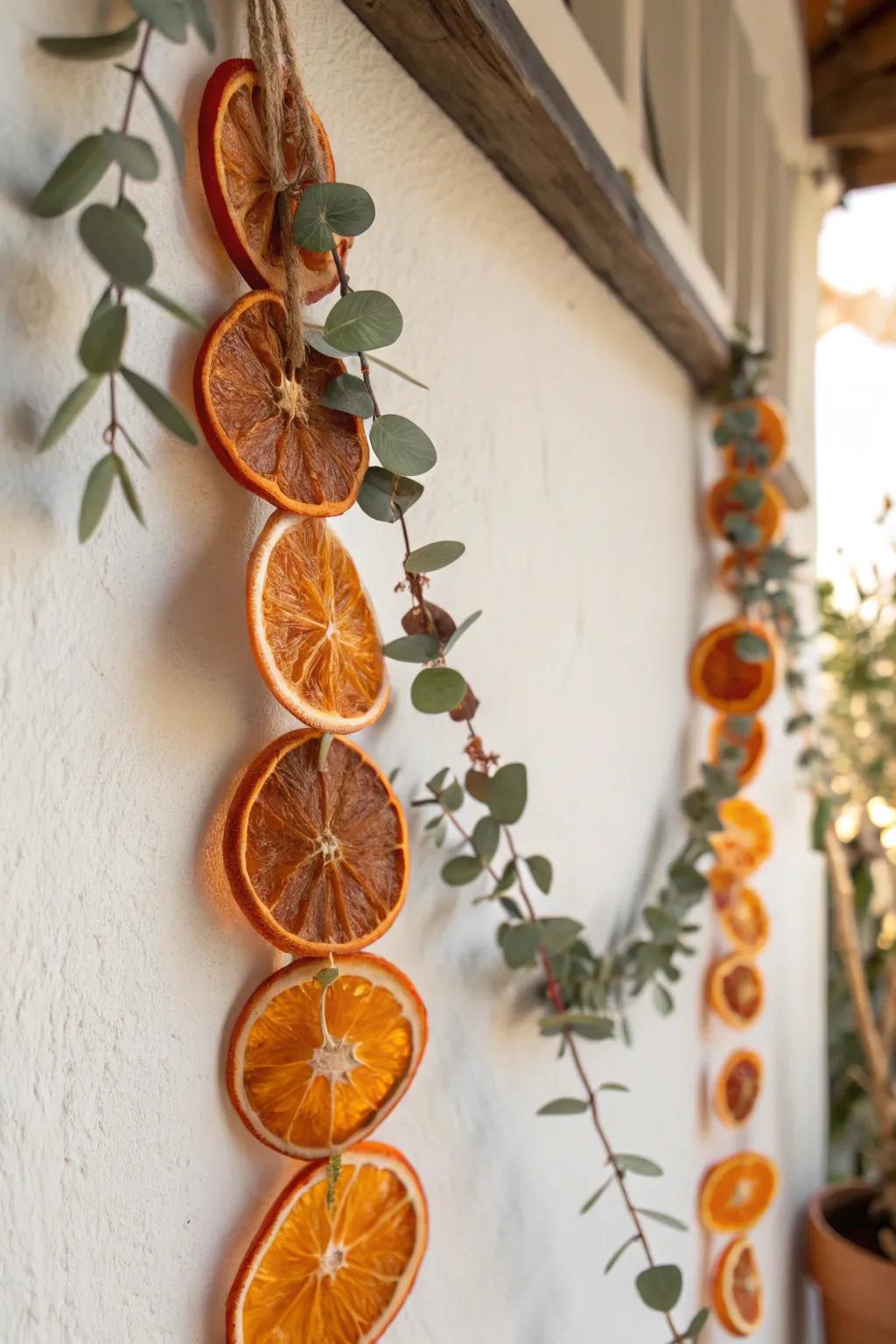 Introduce a nuance of the outdoors indoors with a stunning desiccated citrus wreath—unpretentious, sustainable, and exquisitely fragrant.