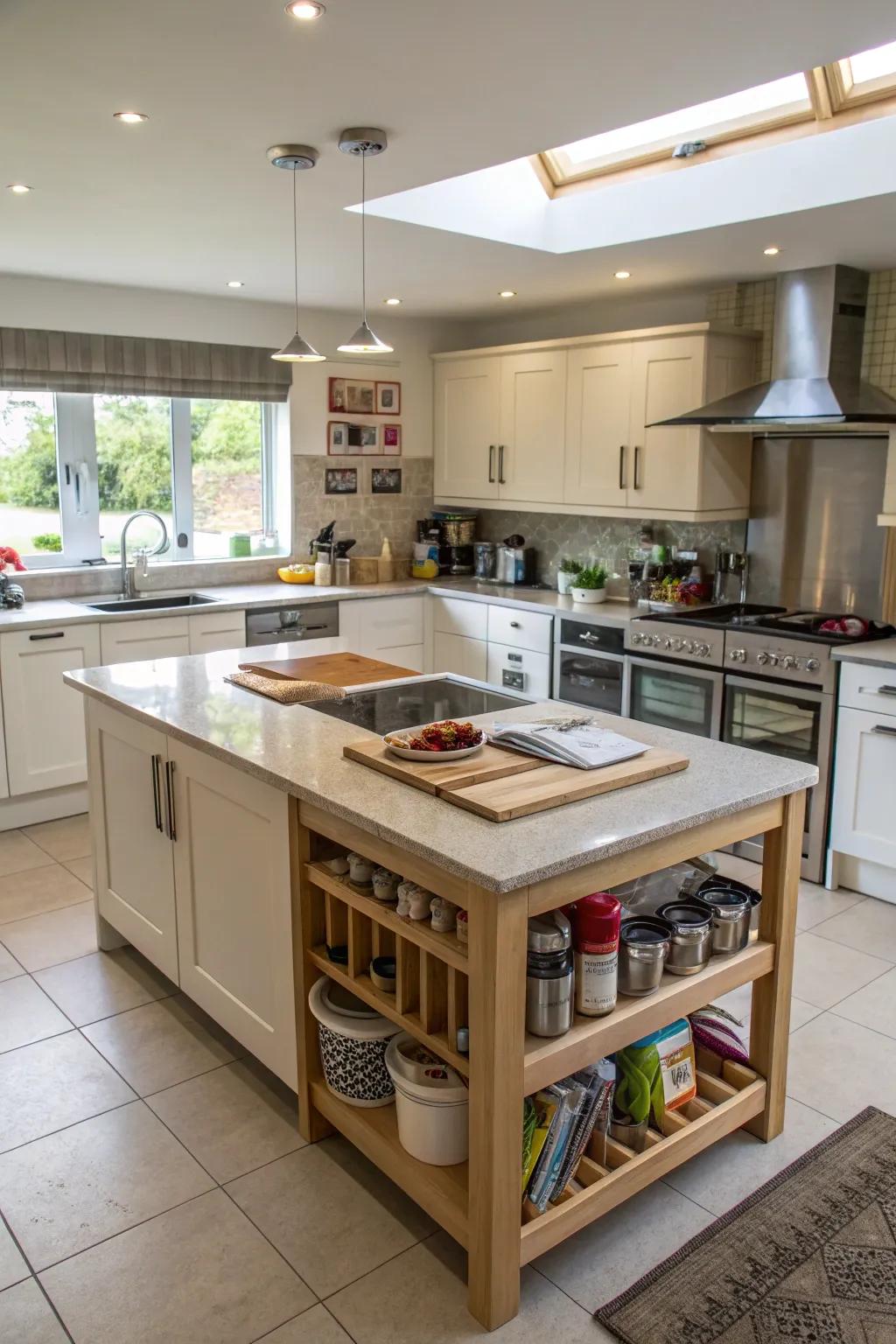 Practical kitchen arrangements augment both efficiency and aesthetic appeal.