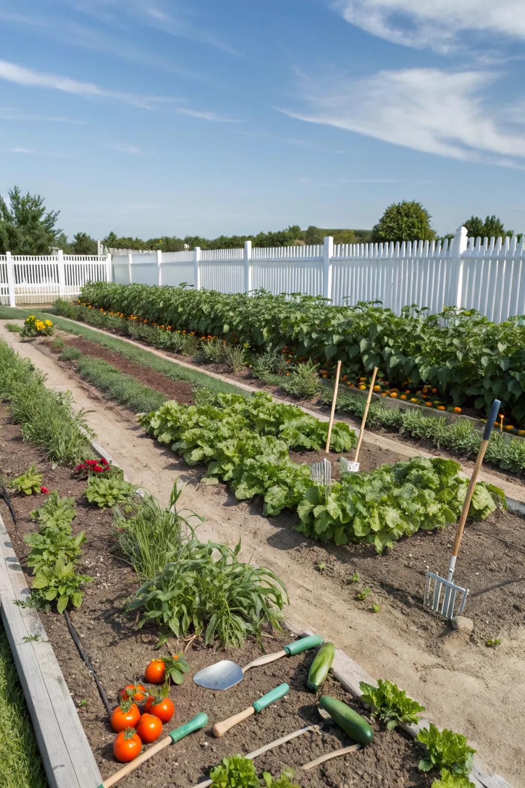 Beginner-oriented garden layouts establishing foundations of success.