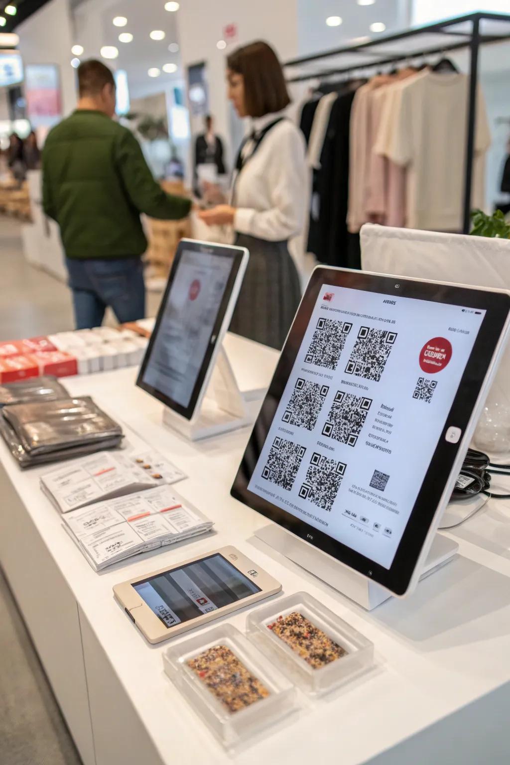 Incorporating technology offers a contemporary and engaging customer experience.