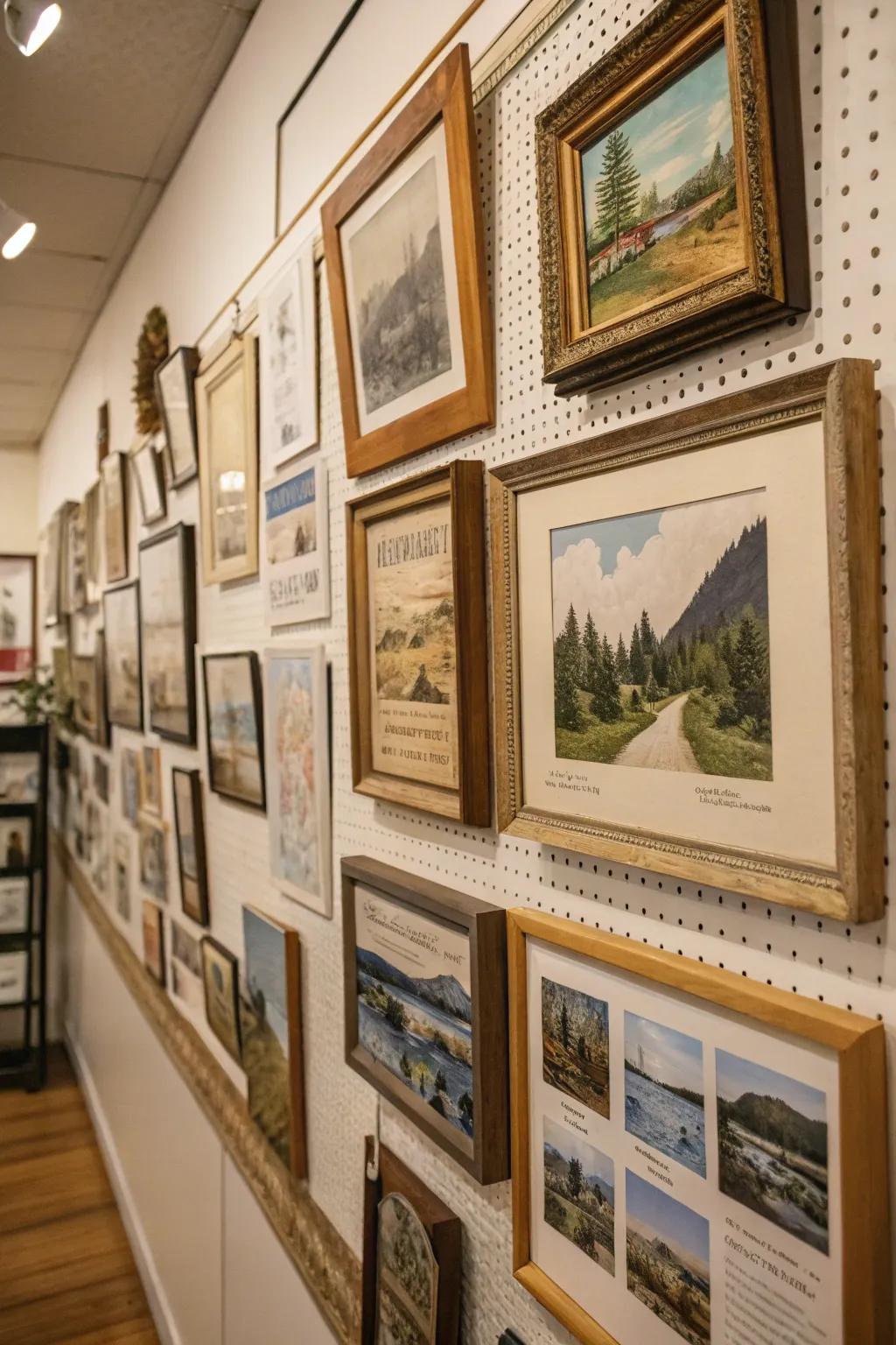 A bespoke gallery exhibiting vintage mementos