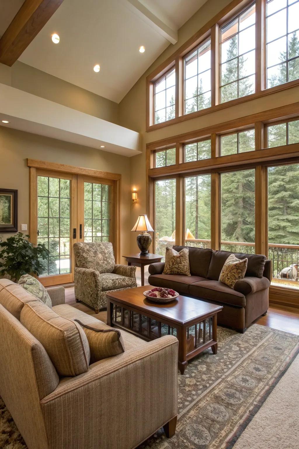 An open space layout encourages dialogue and social interaction.