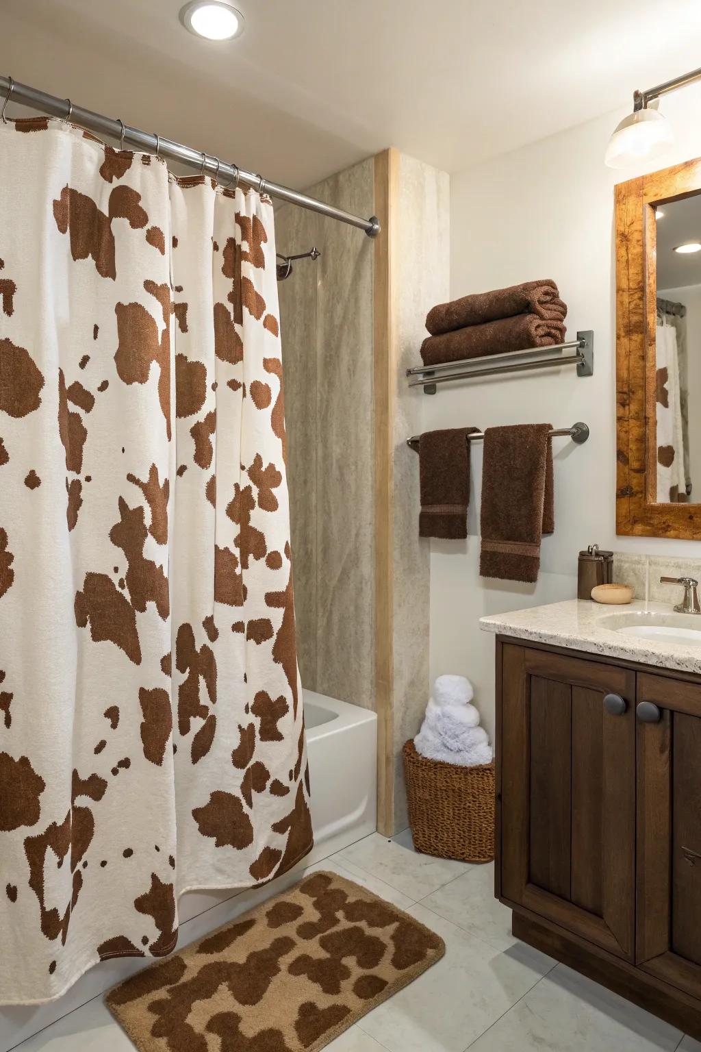 Western textiles introduce texture and flair.