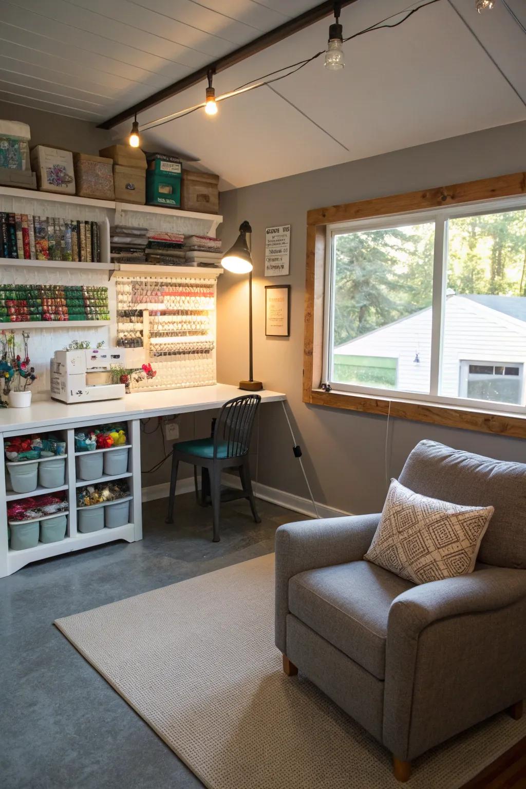 Transform your garage into a versatile epicenter that nurtures your passion for hobbies.
