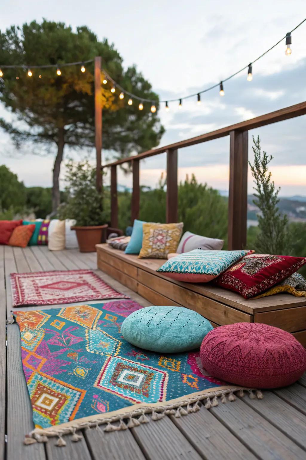 Ornamental accents infuse personality into your deck.