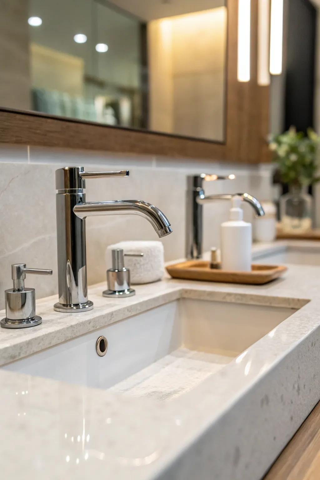 Upgrade your restroom using stylish, up-to-date installations.