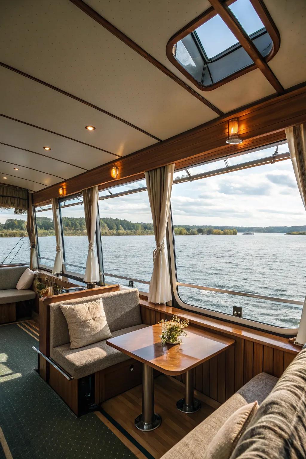 Windows that usher in natural radiance and afford breathtaking vistas.