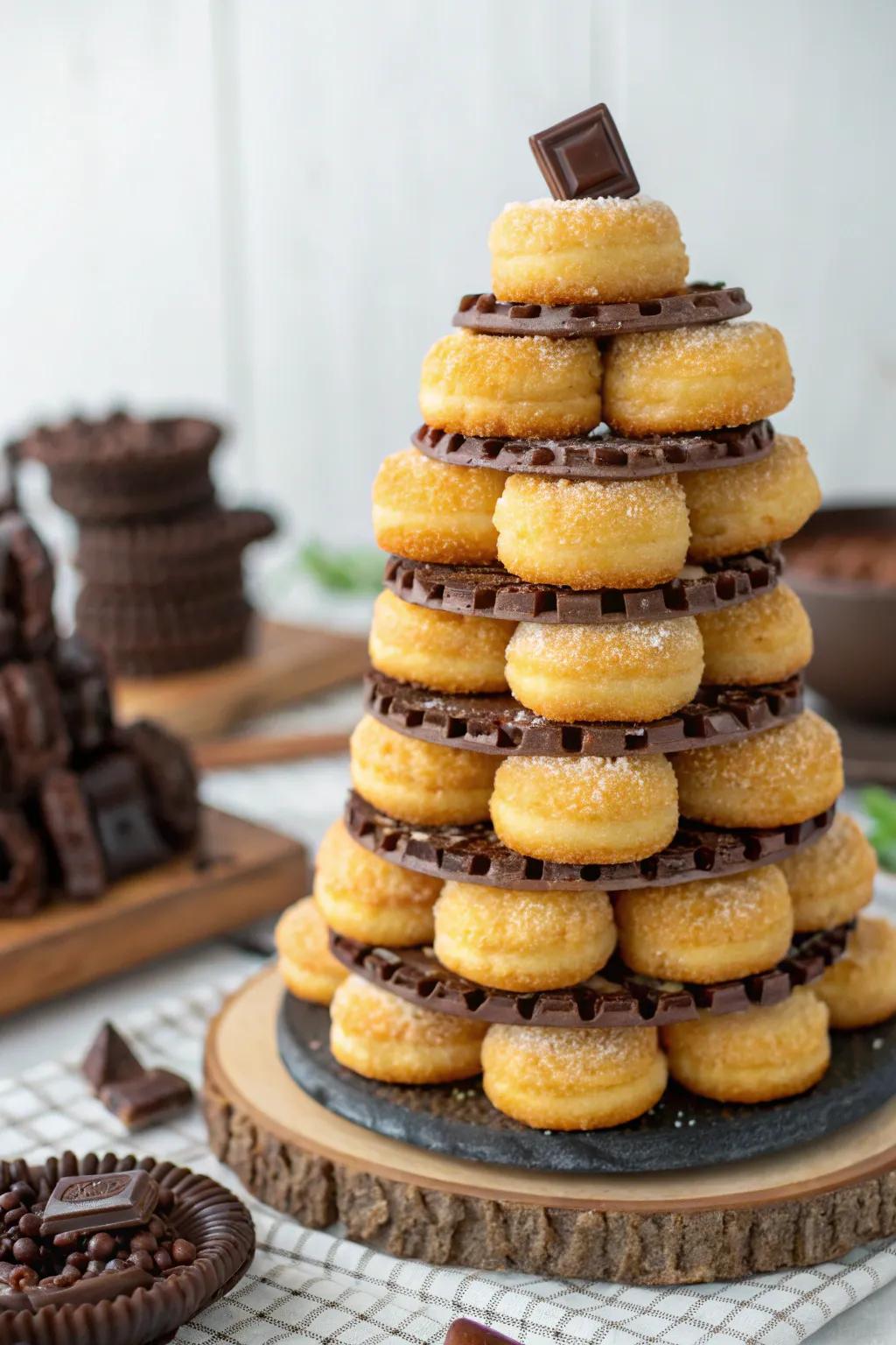 Honeycomb pastries adding ingenuity to your dessert spread.