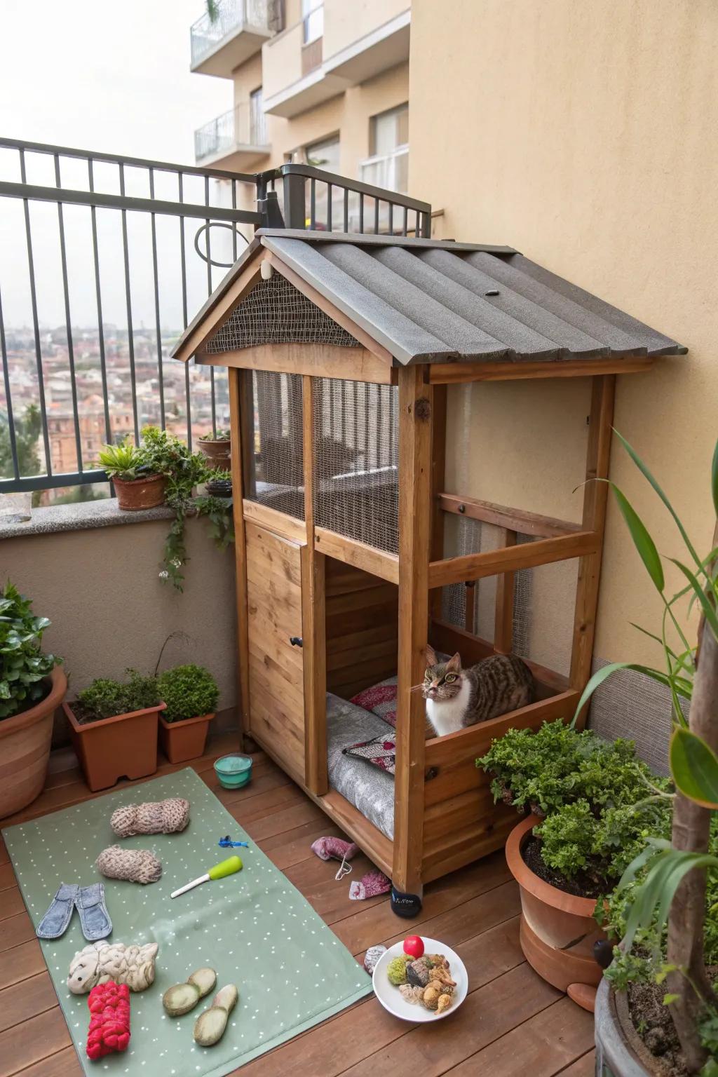Climate-proof shelters guarantee comfort in any climate.
