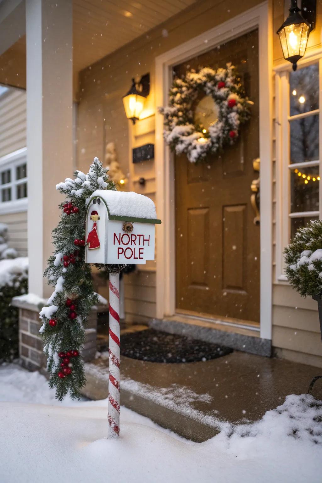 A magical postal box for all missives intended for Santa.