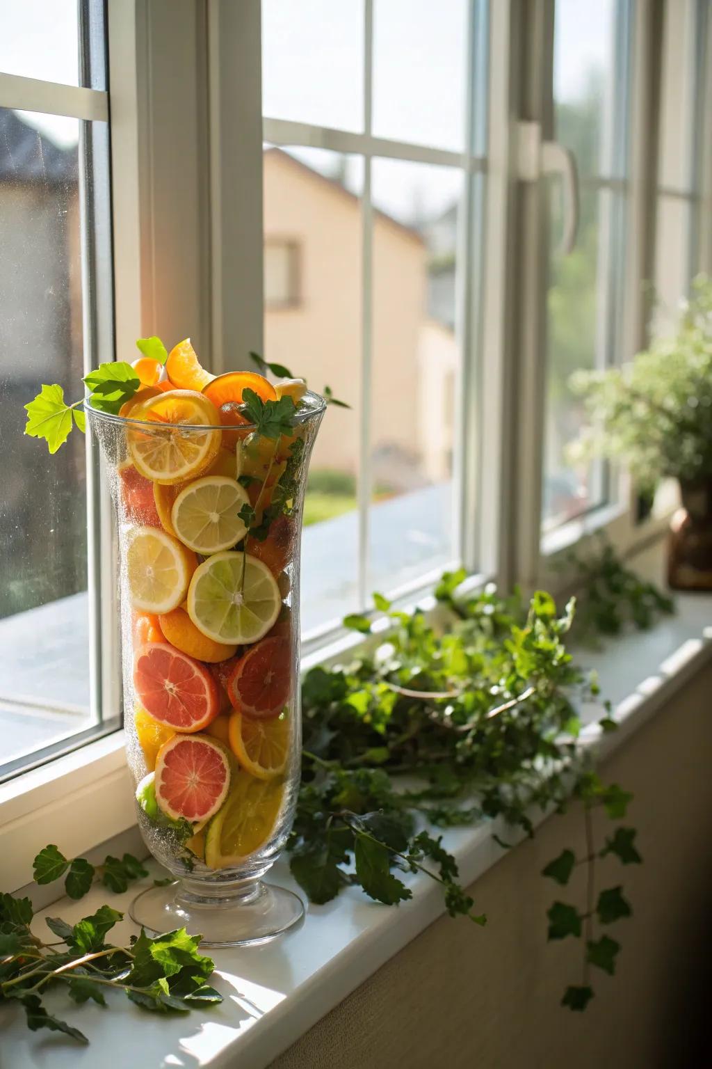 Radiant and invigorating: citrus fruits usher in a cheerful holiday mood.