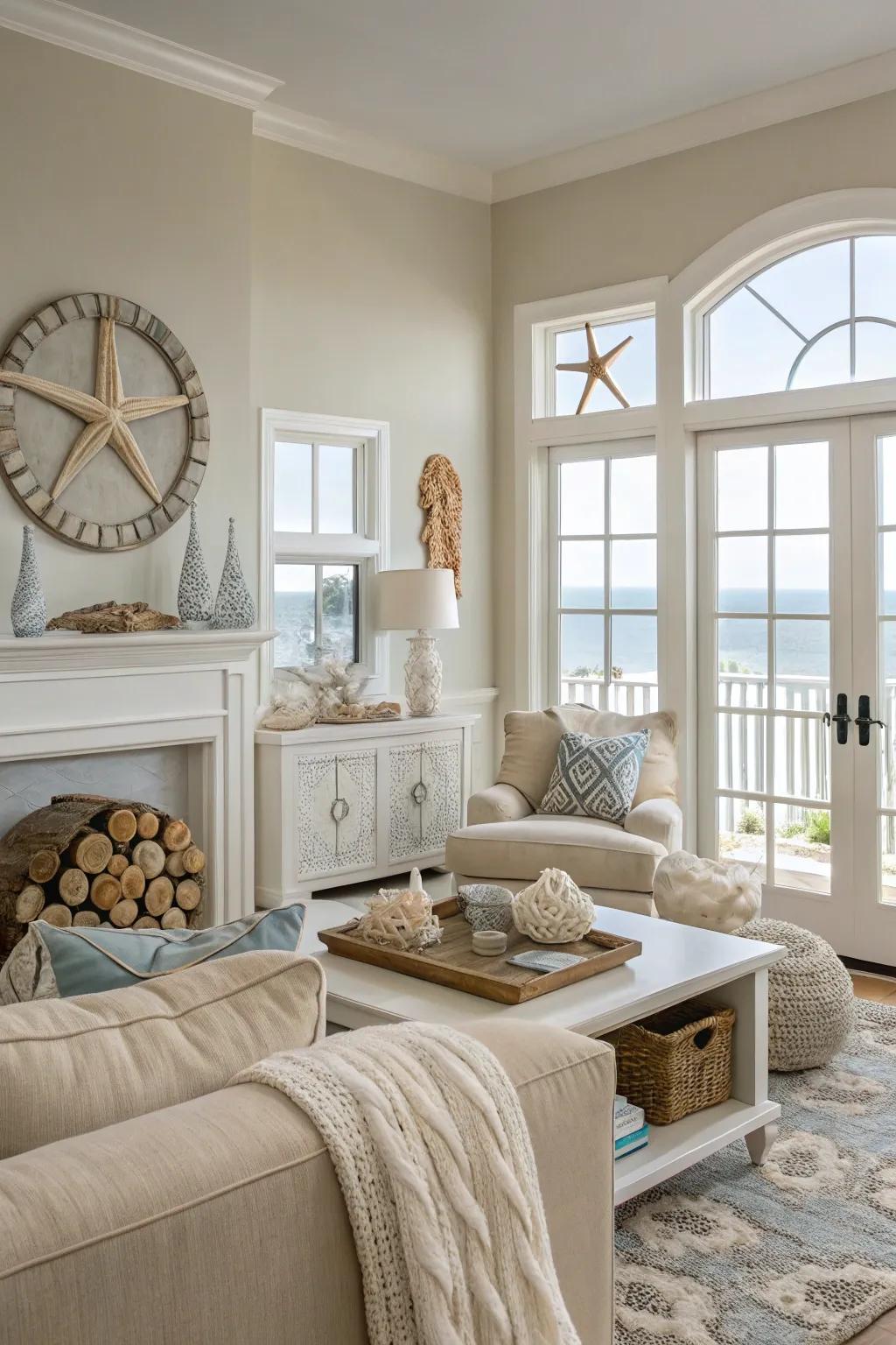 An inconspicuous foundation allowing coastal accents to stand out.