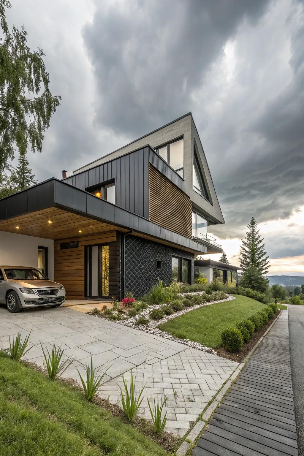 Stand out with a unique home exterior.