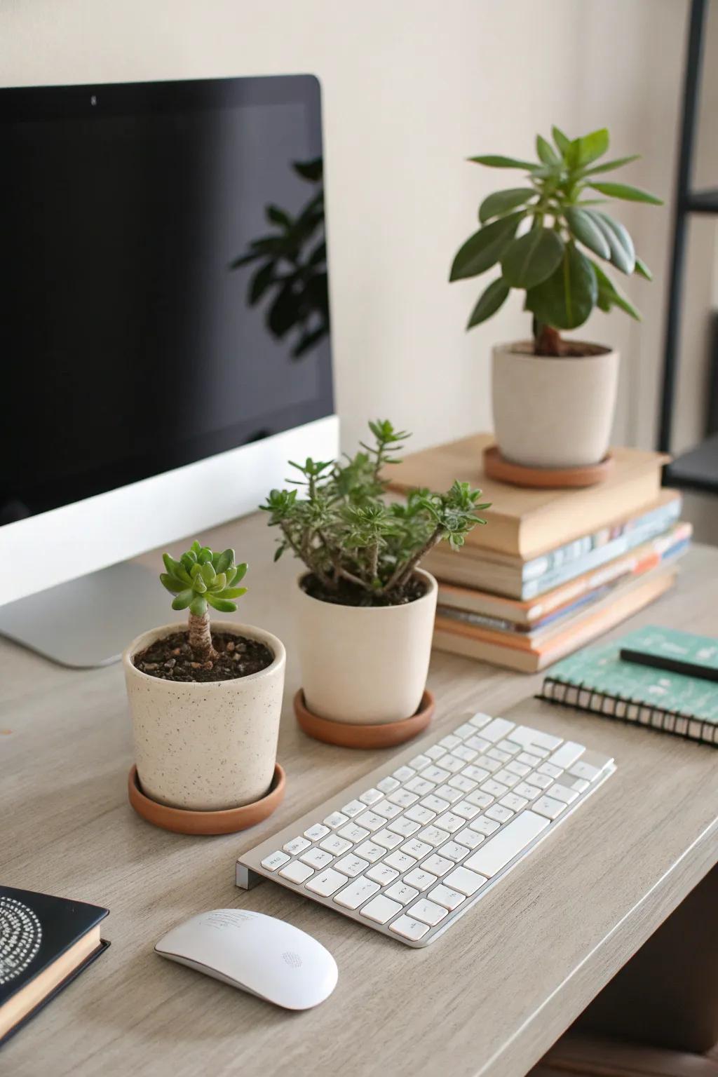 Greenery introduces freshness and vibrancy to your PC setup.