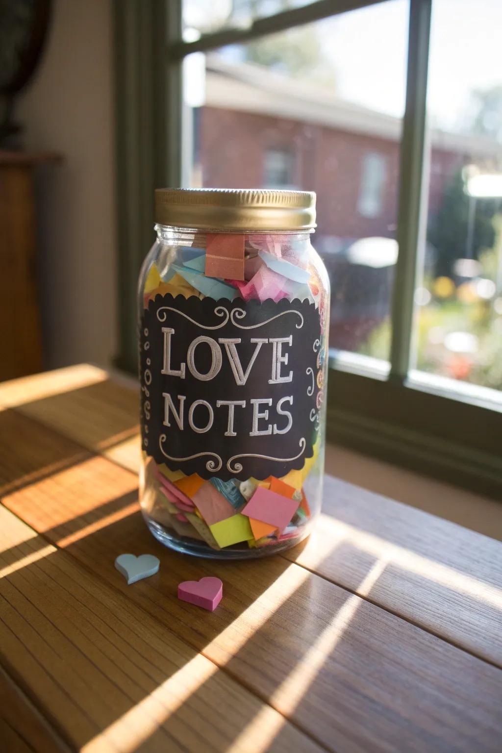A container of sincere affectionate epistles, prepared to astonish a cherished individual.