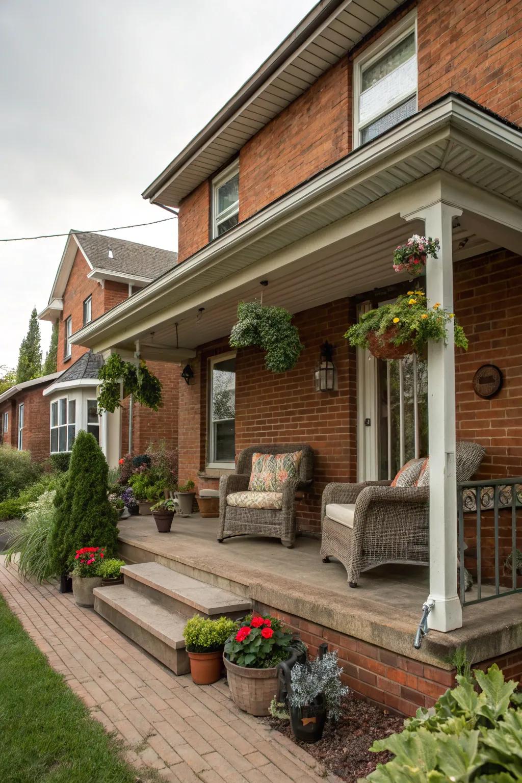 An inviting entranceway bestows charm and warmth upon any abode.