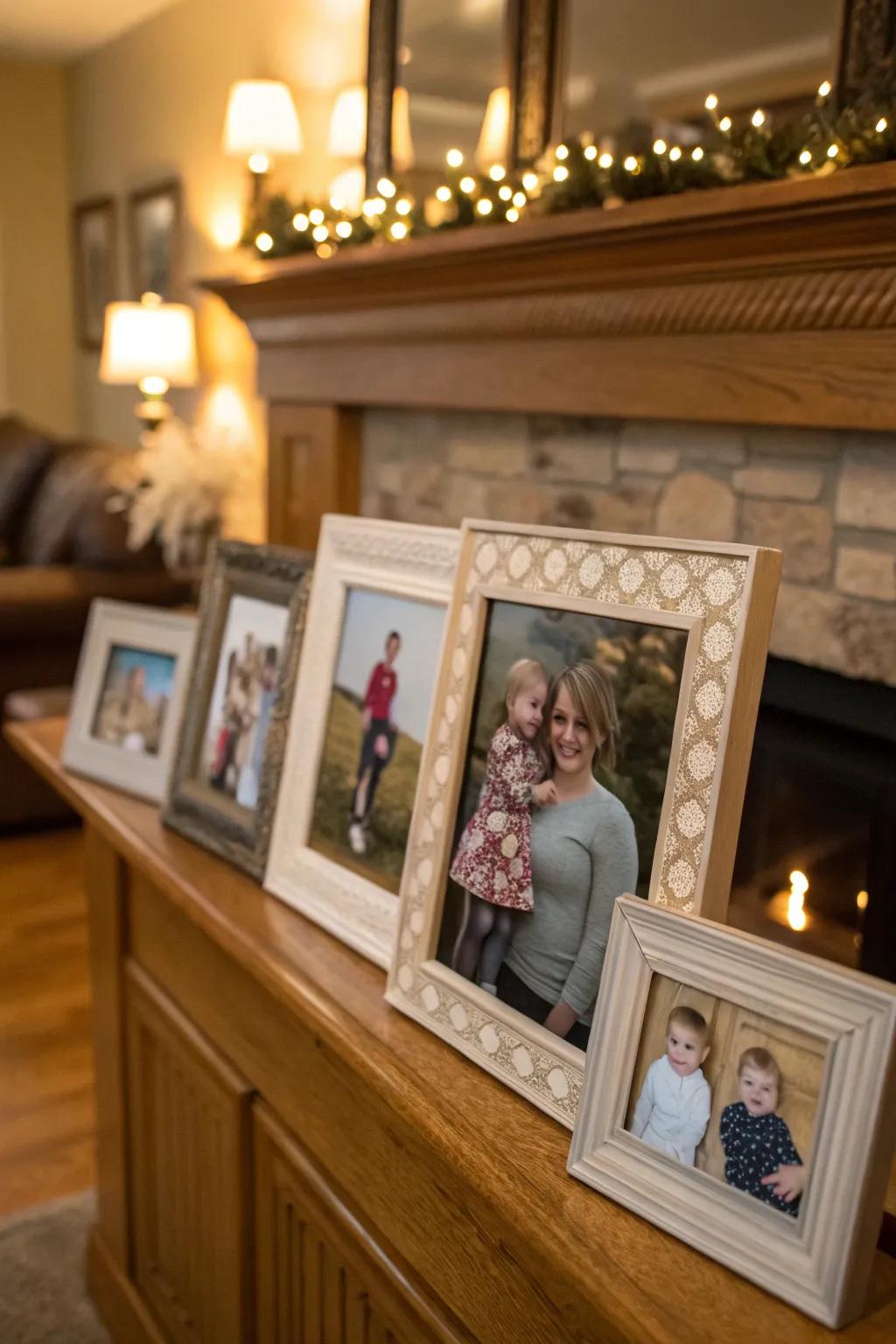 Unscripted family moments captured in an image exhibition