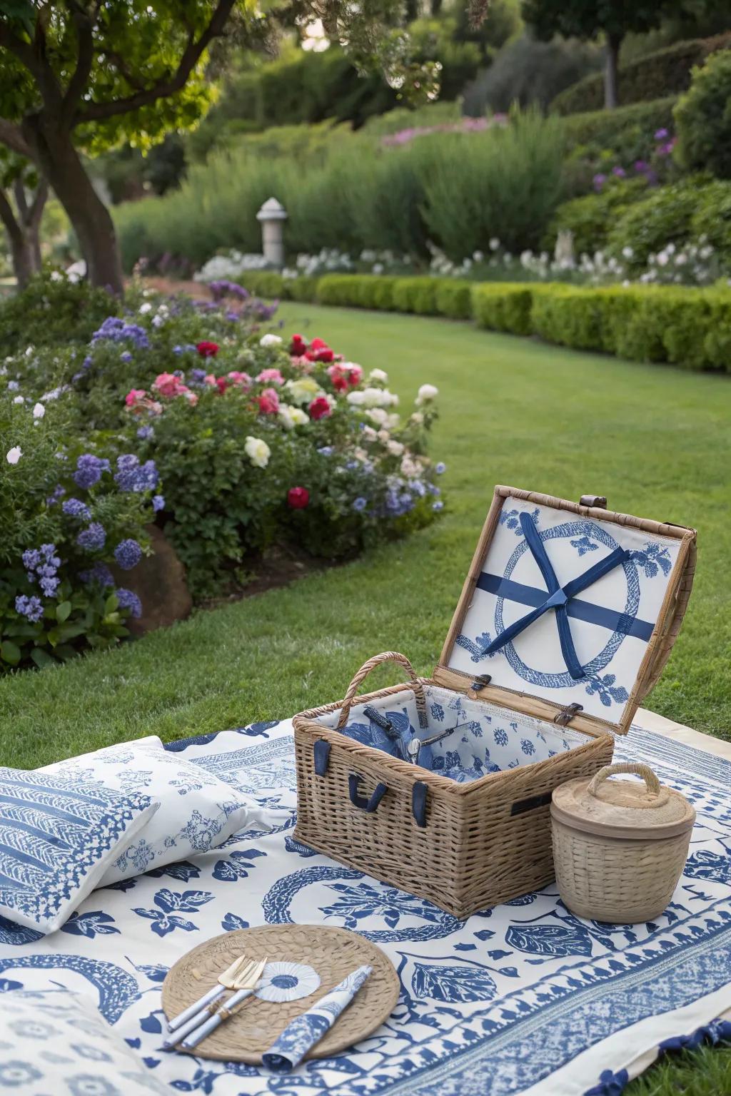 Savor a stylish outdoor celebration through a refined picnic.