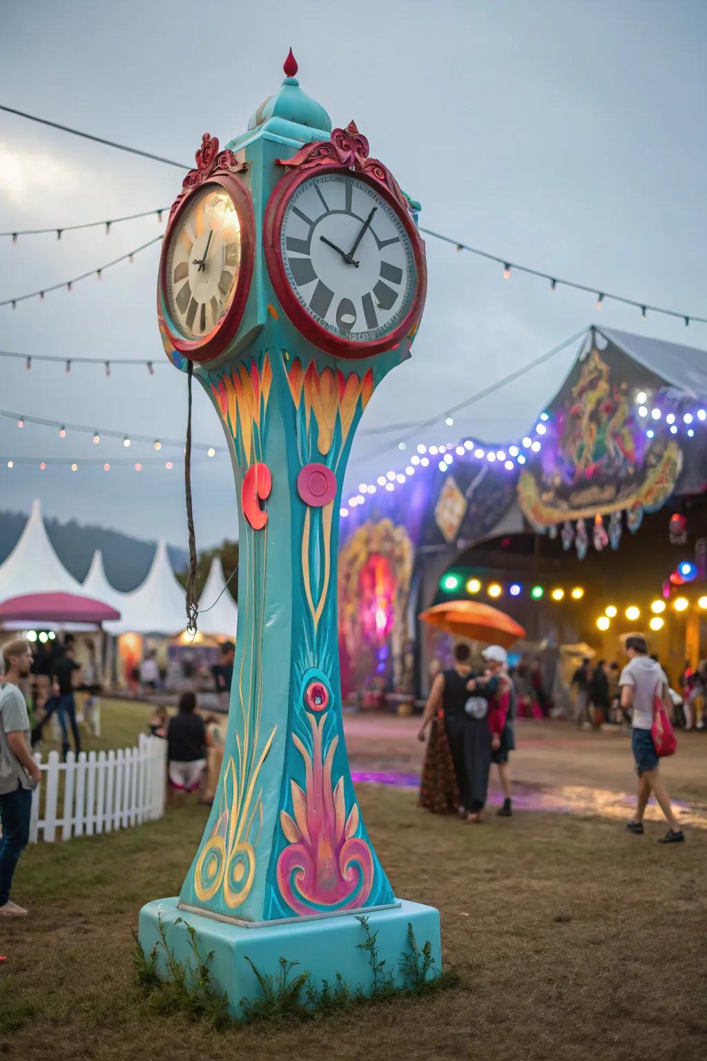 Extraordinary art forms as totems captivate and intrigue event-goers.