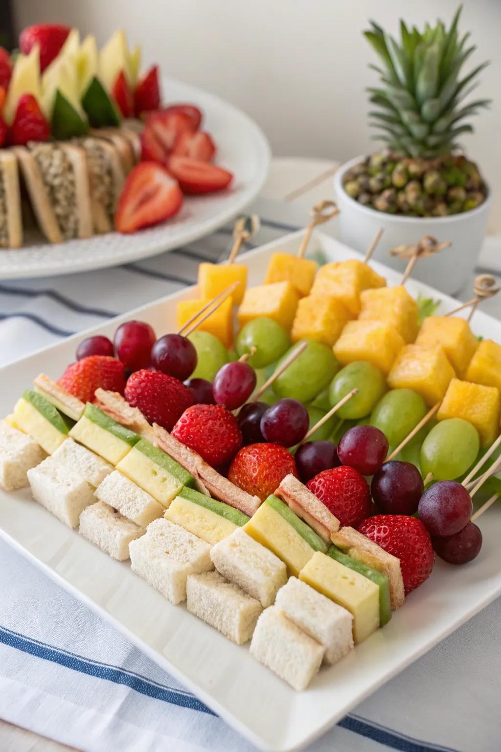 Theme-oriented snacks that complement a soothing spa ambiance.