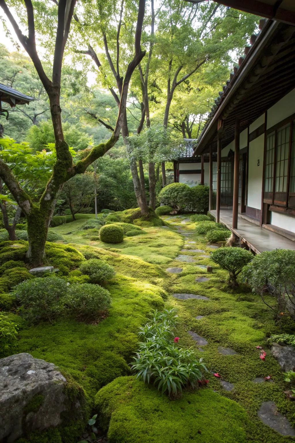 Bryophyte gardens fashion an enchanting, low-light landscape.