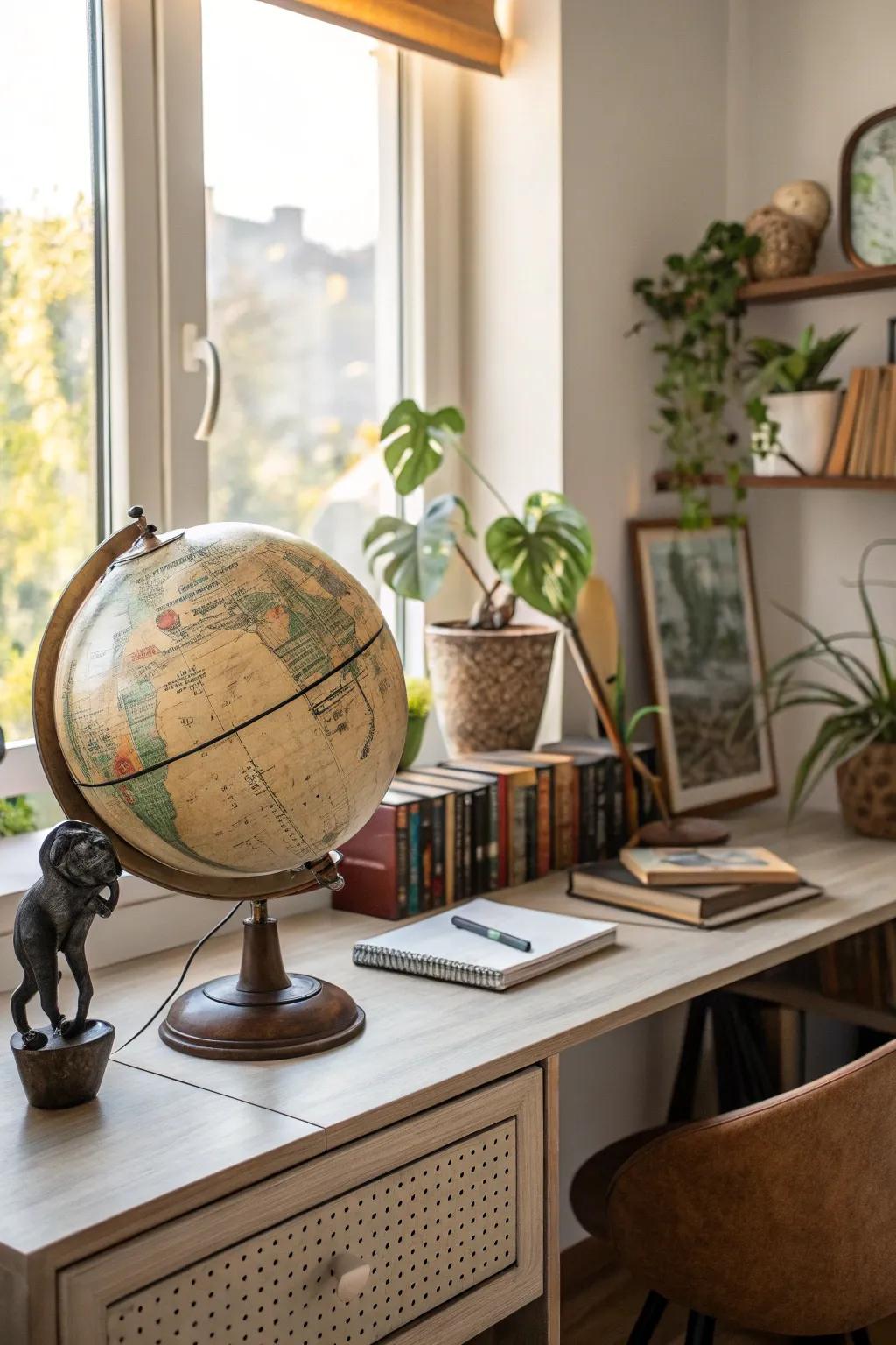 Unexpected decor supplements character and sparks imagination.