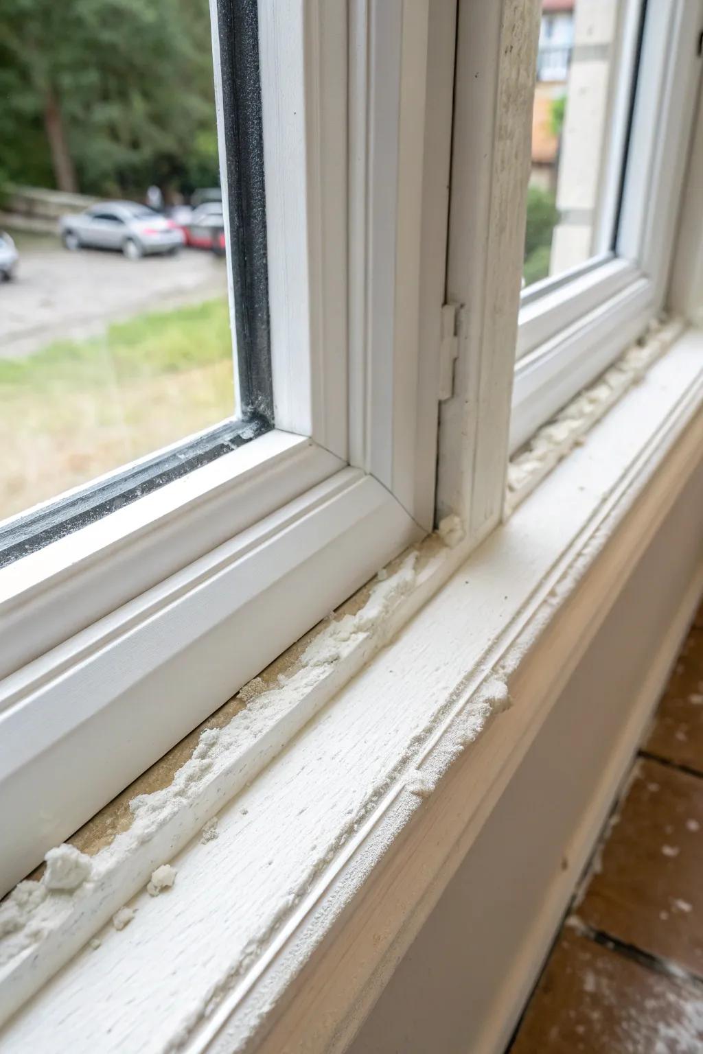 Sealant seals openings and enhances insulation.