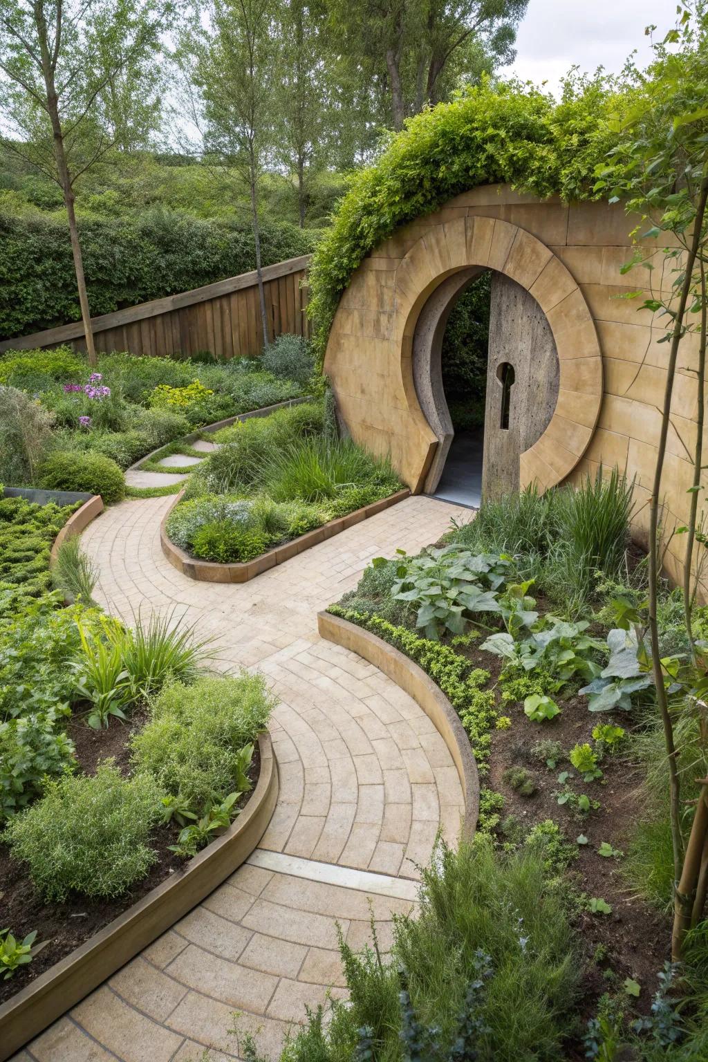 Central access gardens merge beauty with user-friendliness.