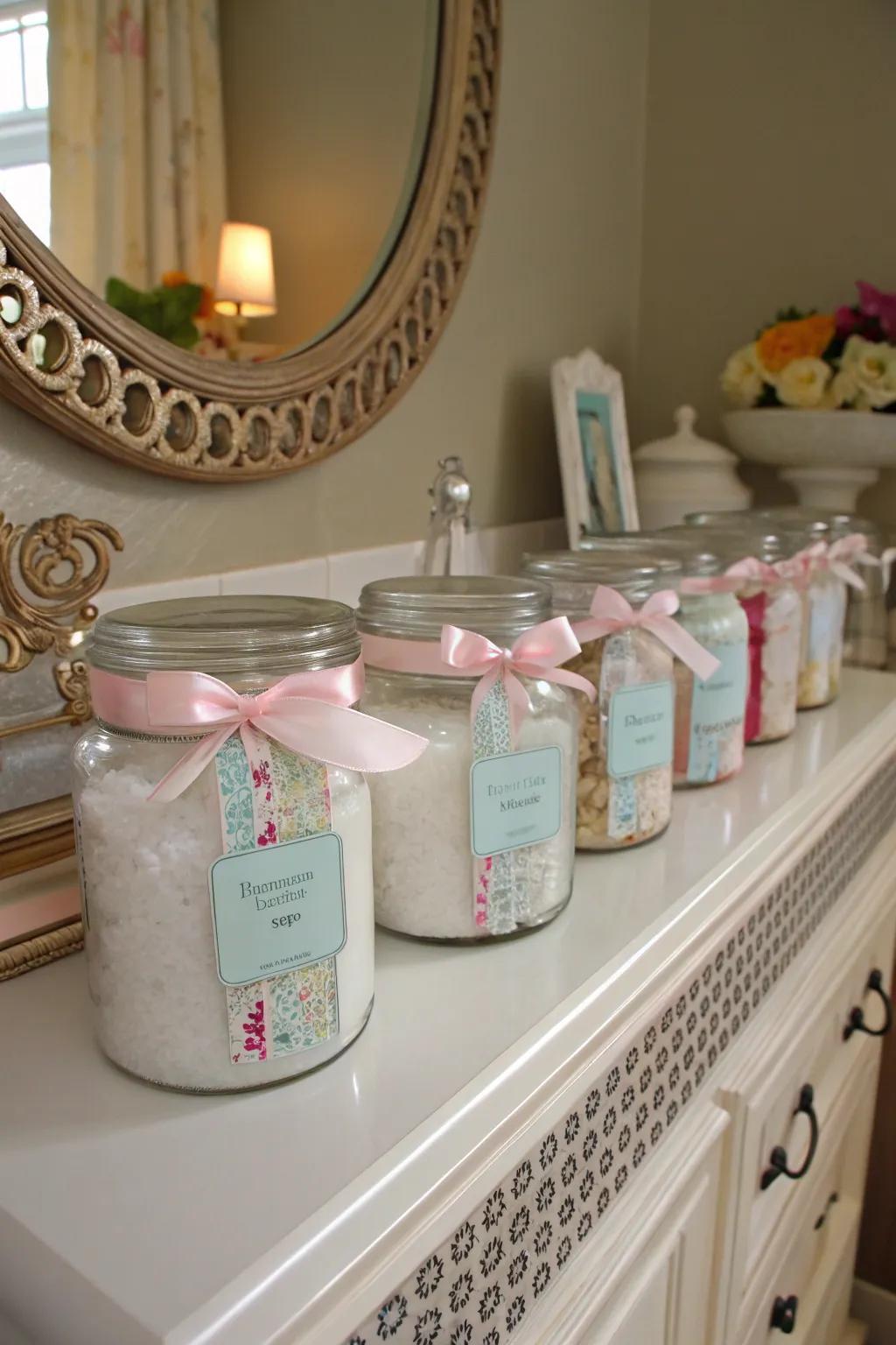 Custom touches adding class to Revitalizing salt storage