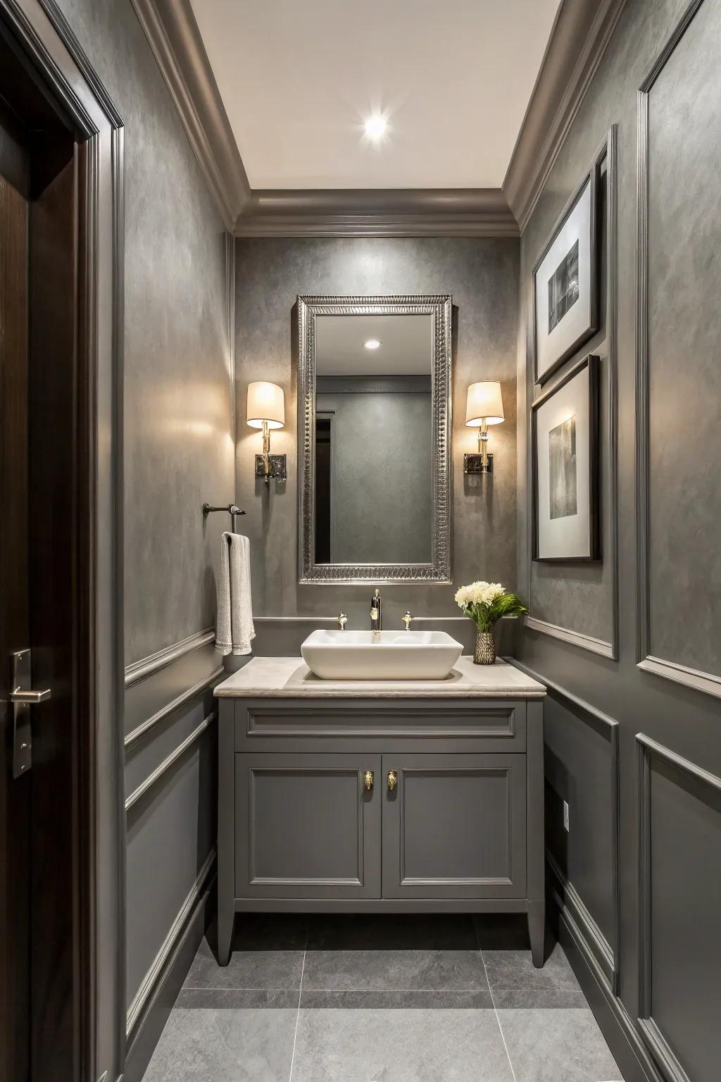 A monochromatic scheme offers a sleek and unified appearance.