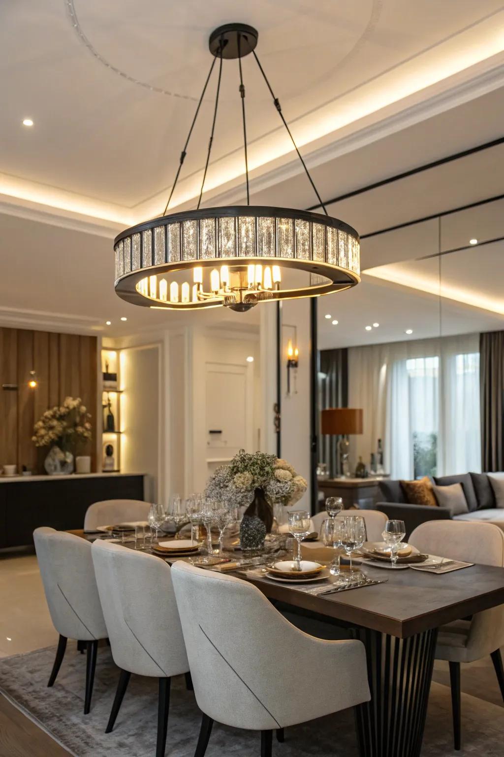 Contemporary candelabra metamorphose any given space.