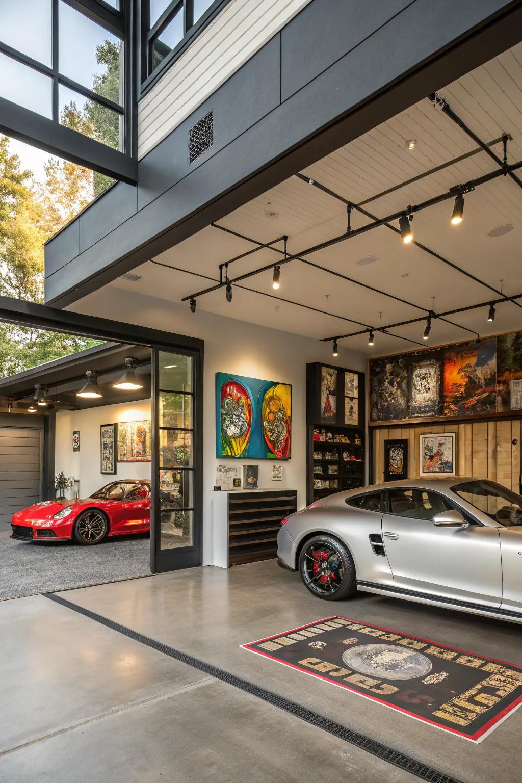 Use customized décor to give your garage your own personality.