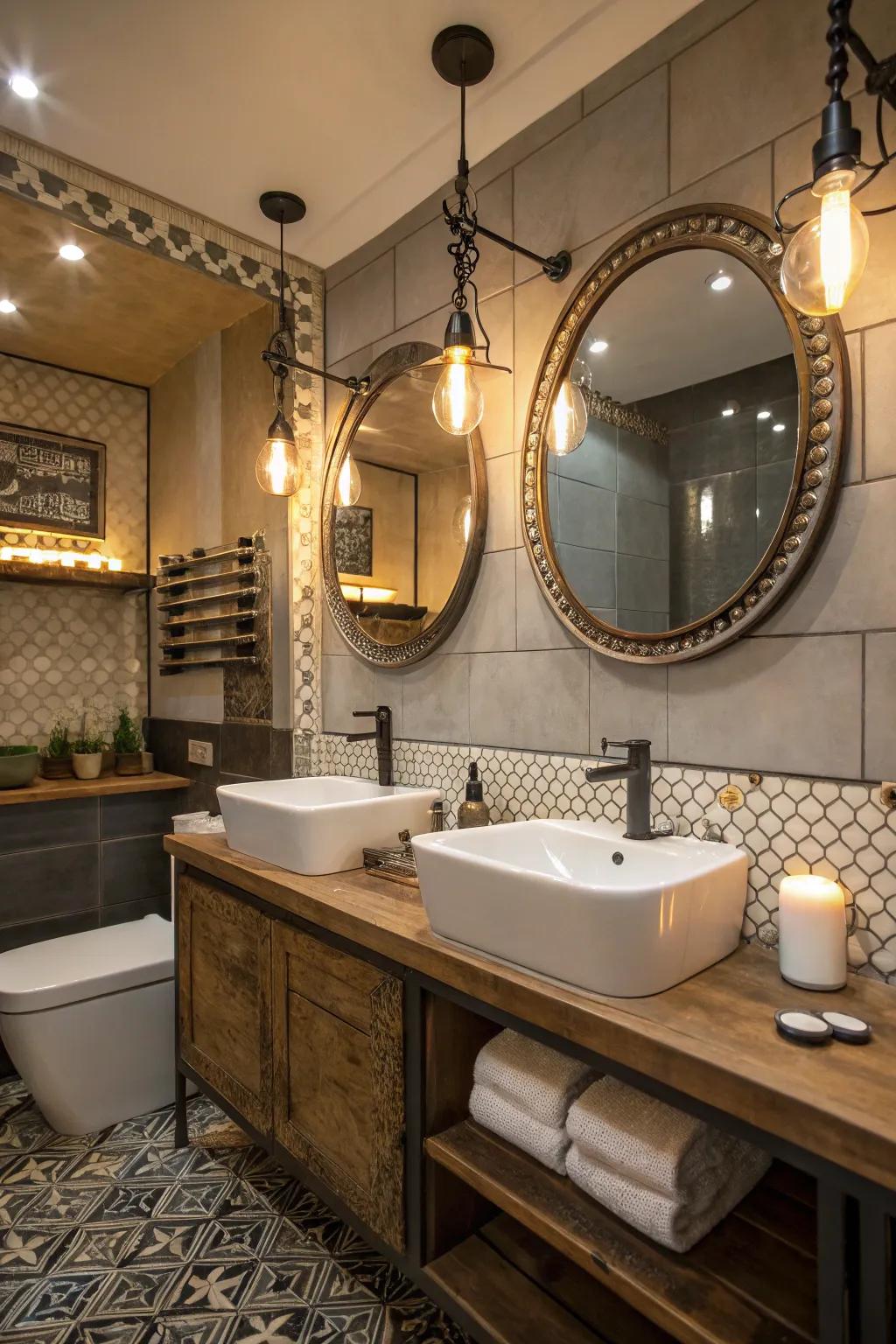 Contemporary enhancements within a vintage-inspired framework.