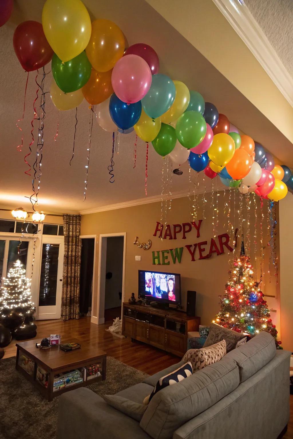 An exciting sphere shower cultivates an indelible New Year’s Eve episode.
