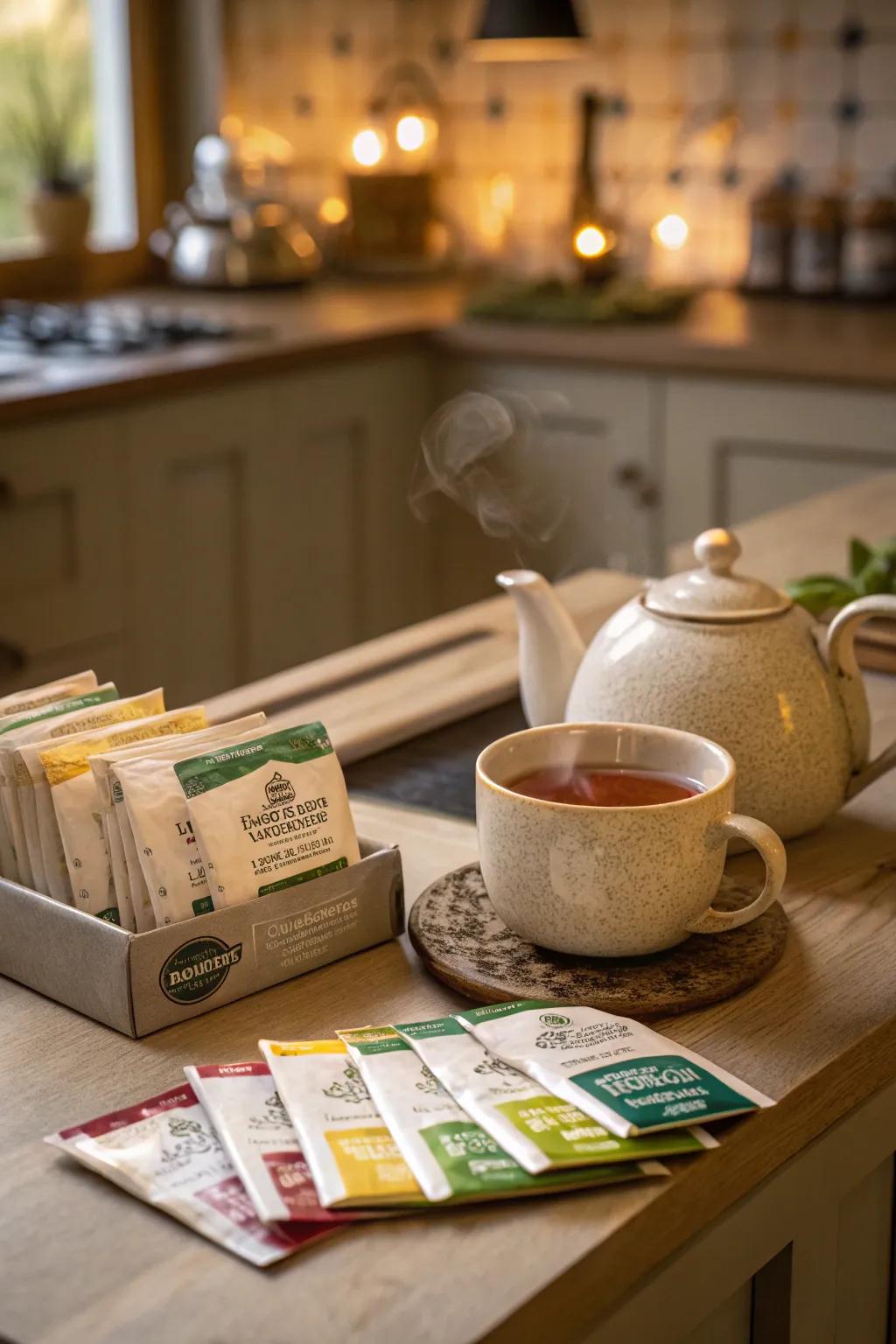 Savor the abundant tastes of thoughtfully curated organic teas.