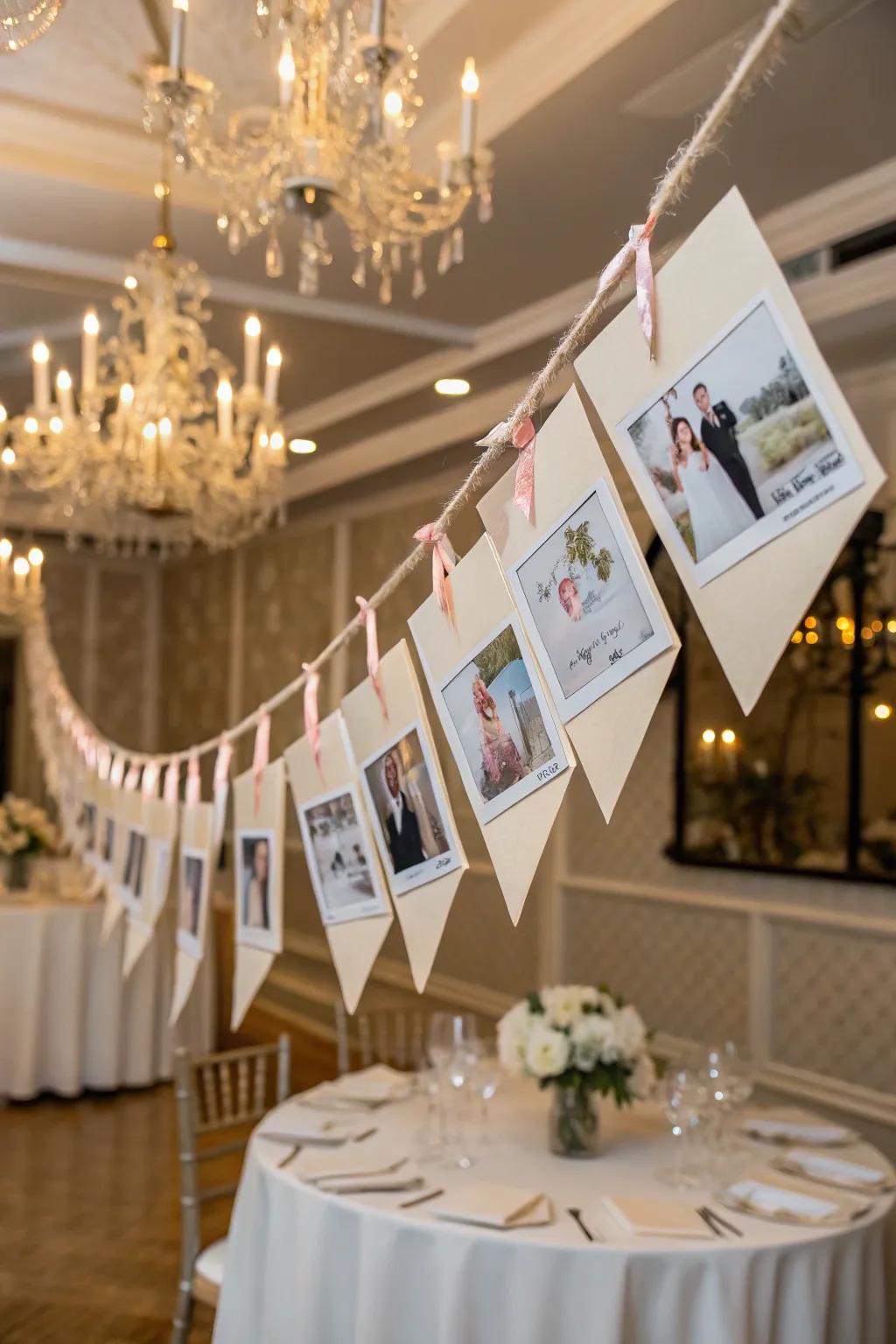 A surprise unveiling banner featuring concealed photographs.