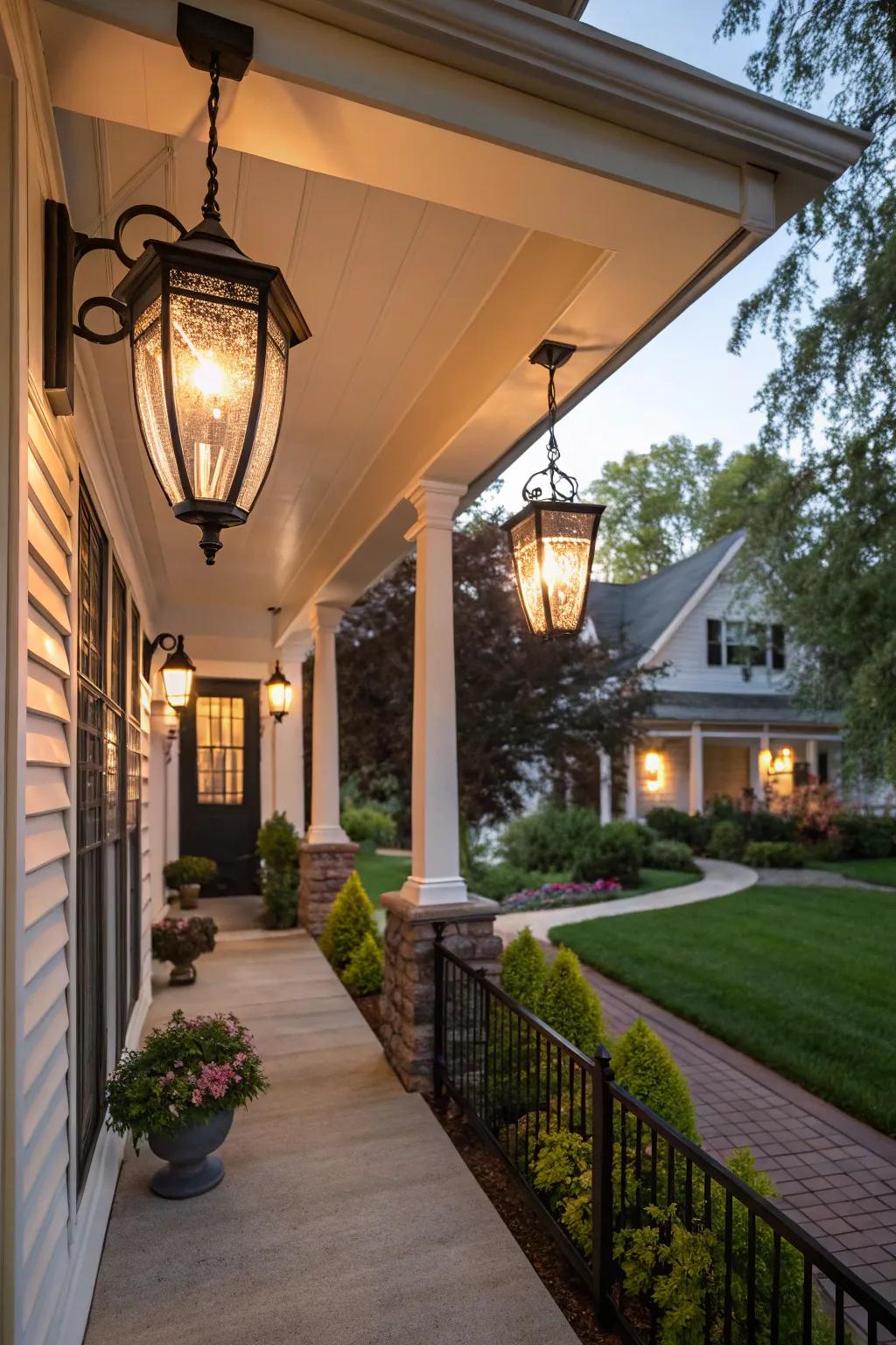Fashionable illumination heightens both utility and appeal.