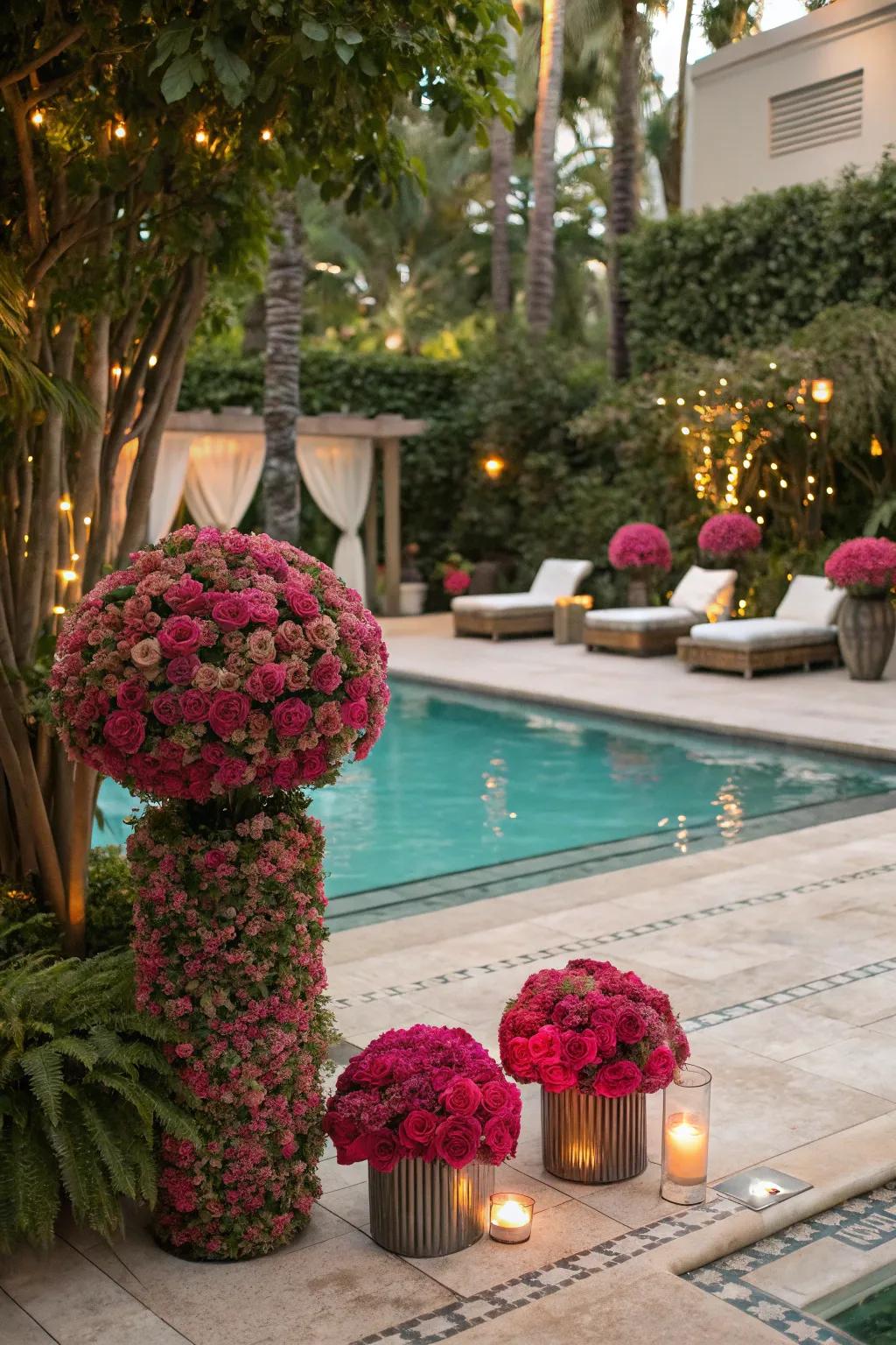 Convert your poolside area with the heat-loving attraction of sun jewels.