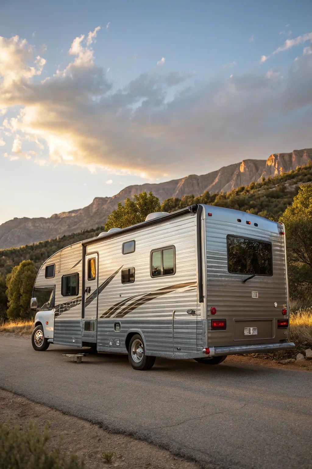 Panels of repurposed metal present a siding option that is sustainable and aesthetically pleasing.