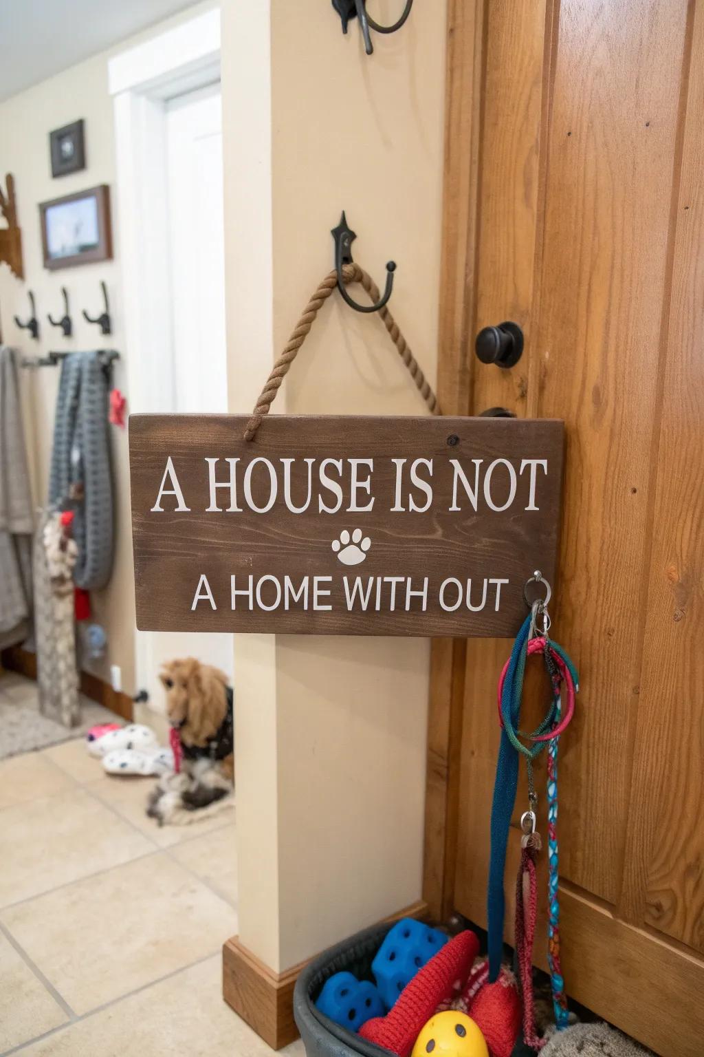 Revere your furry family members with a loving marker.