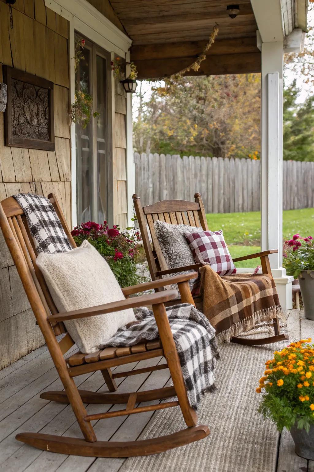 Unwind in vogue with classic oscillating seats.